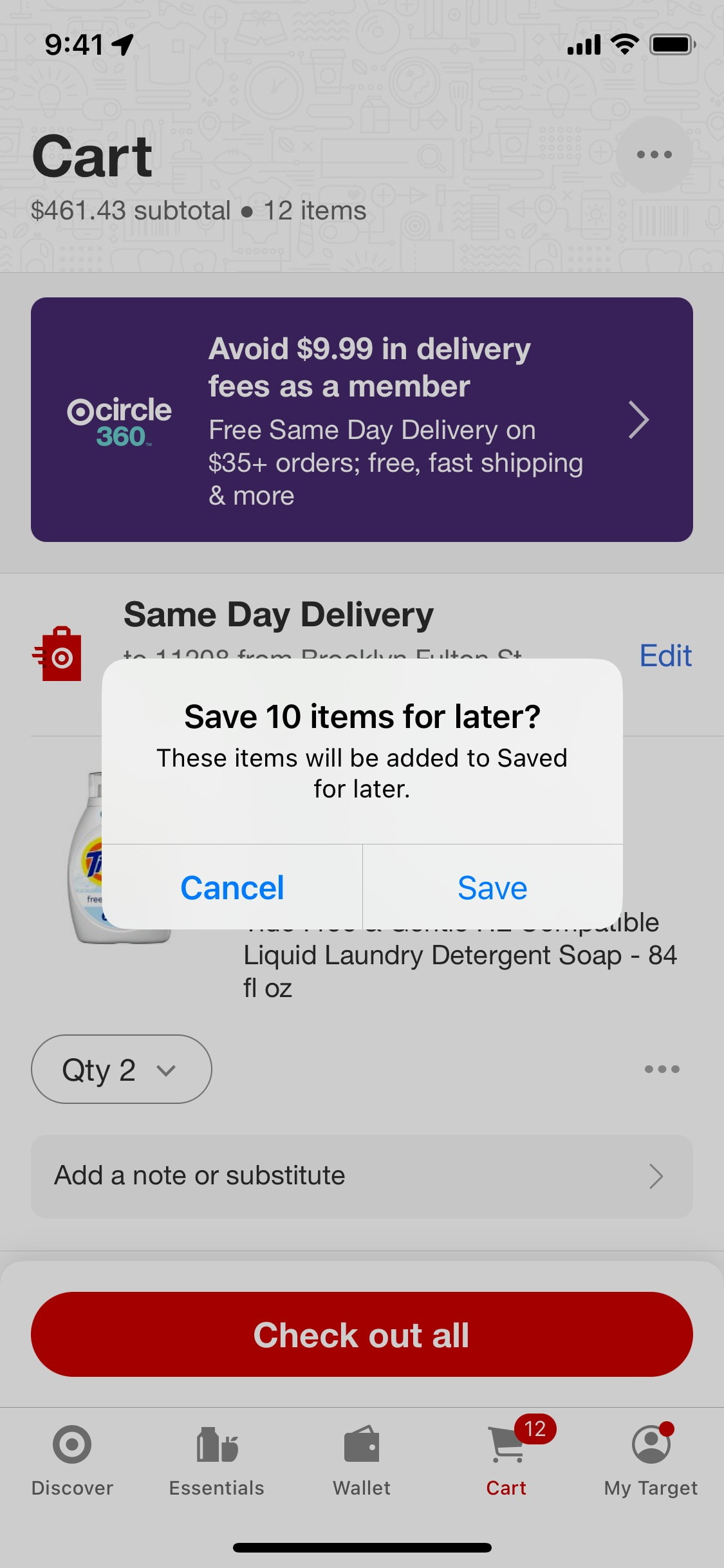 Target iOS screen 680