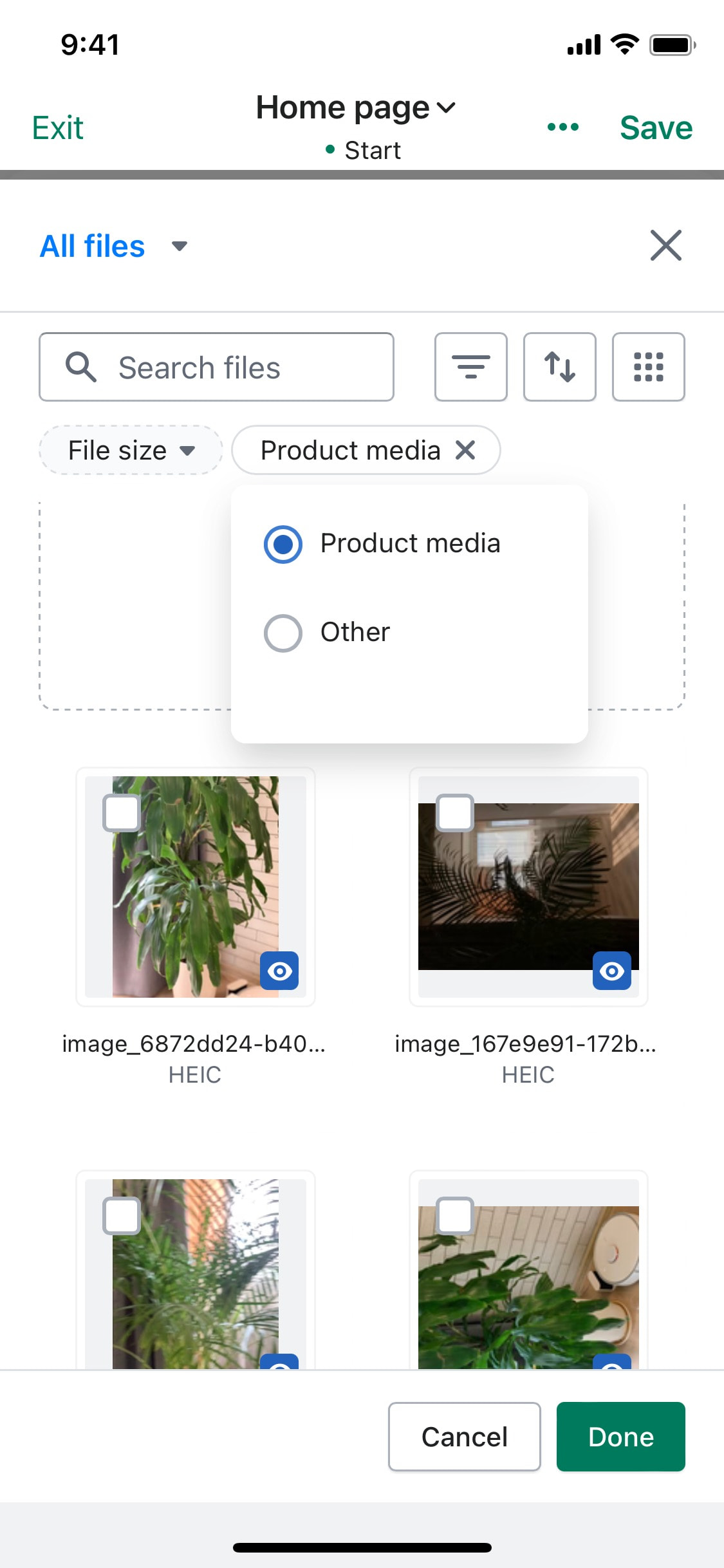 Shopify iOS screen 613