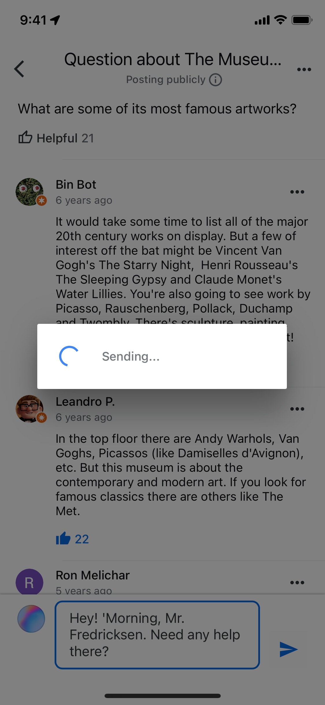 Google Maps iOS screen 319