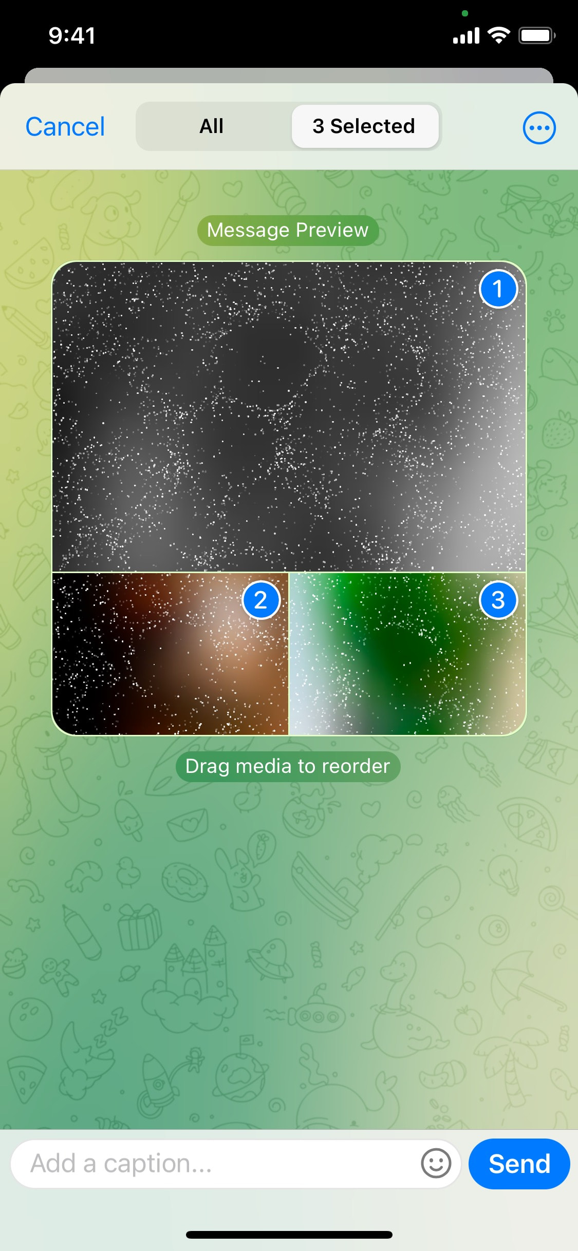 Telegram iOS screen 868