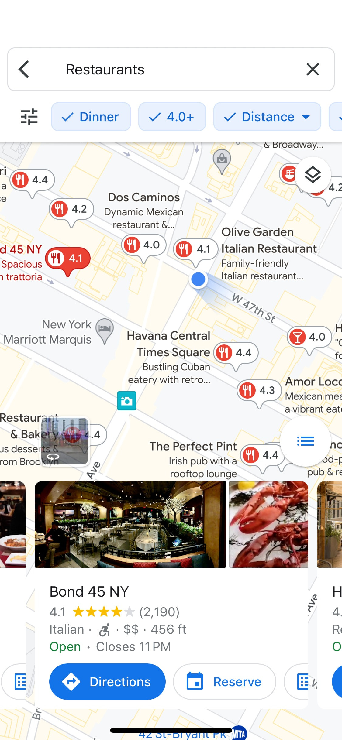 Google Maps iOS screen 478