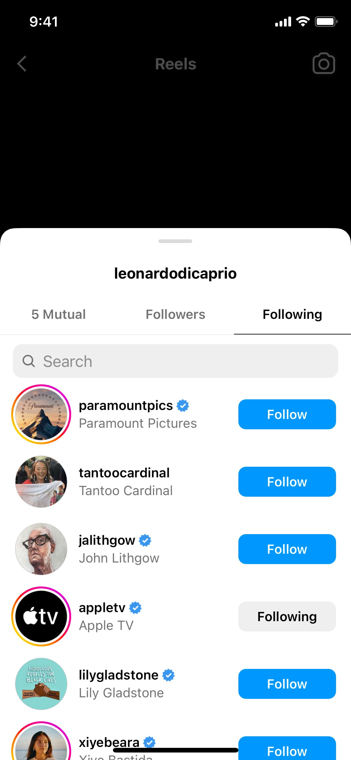 Instagram iOS screen 293