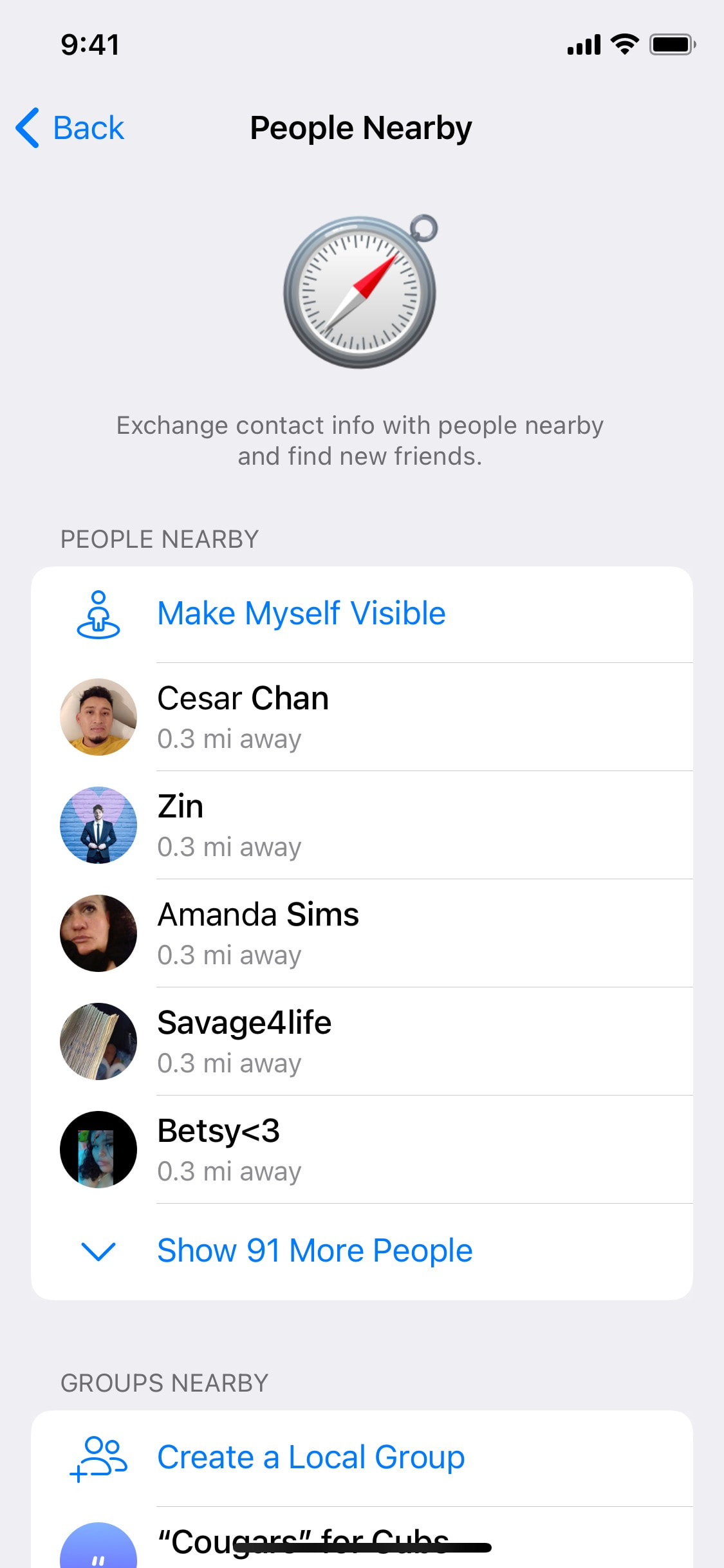 Telegram iOS screen 502