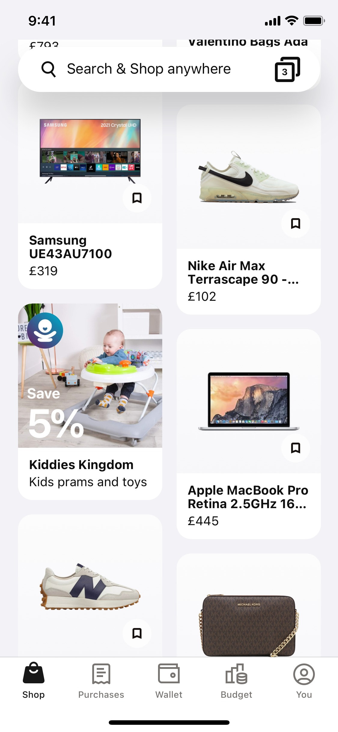 Klarna iOS screen 433