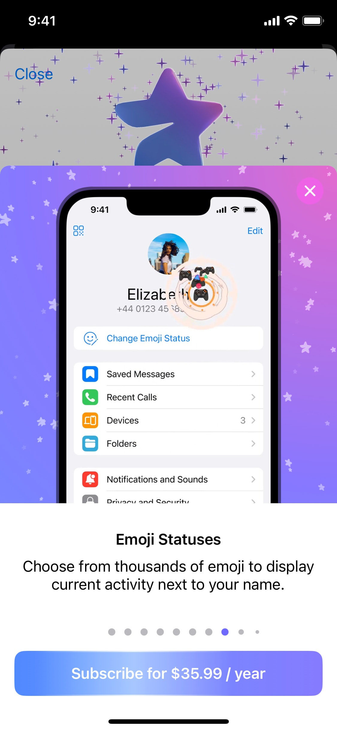 Telegram iOS screen 182