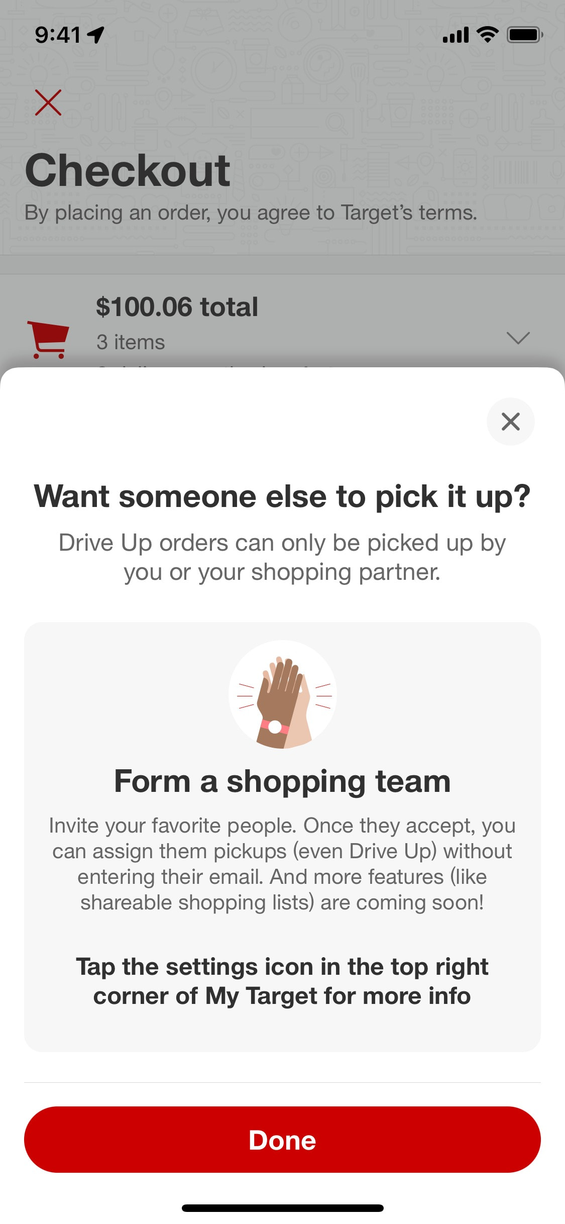 Target iOS screen 381