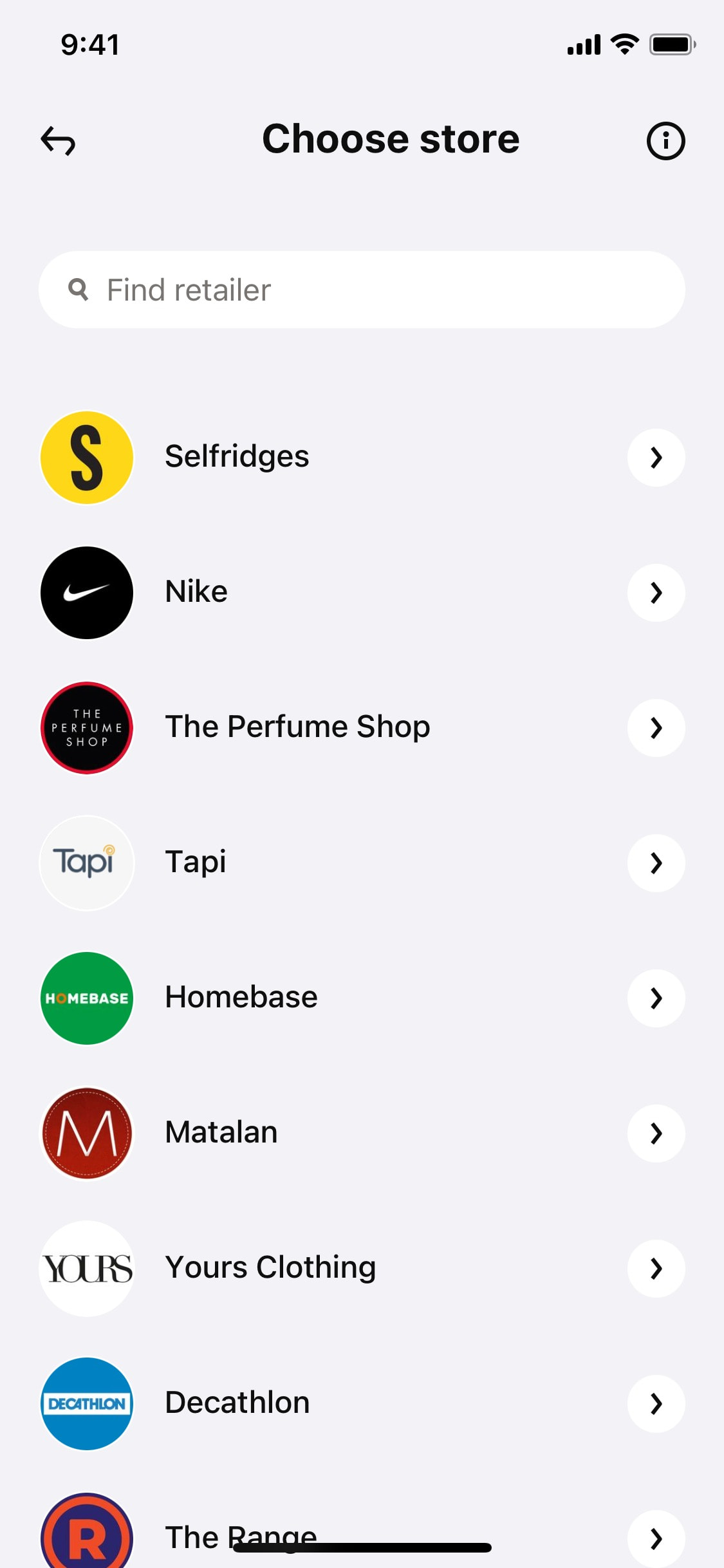 Klarna iOS screen 277