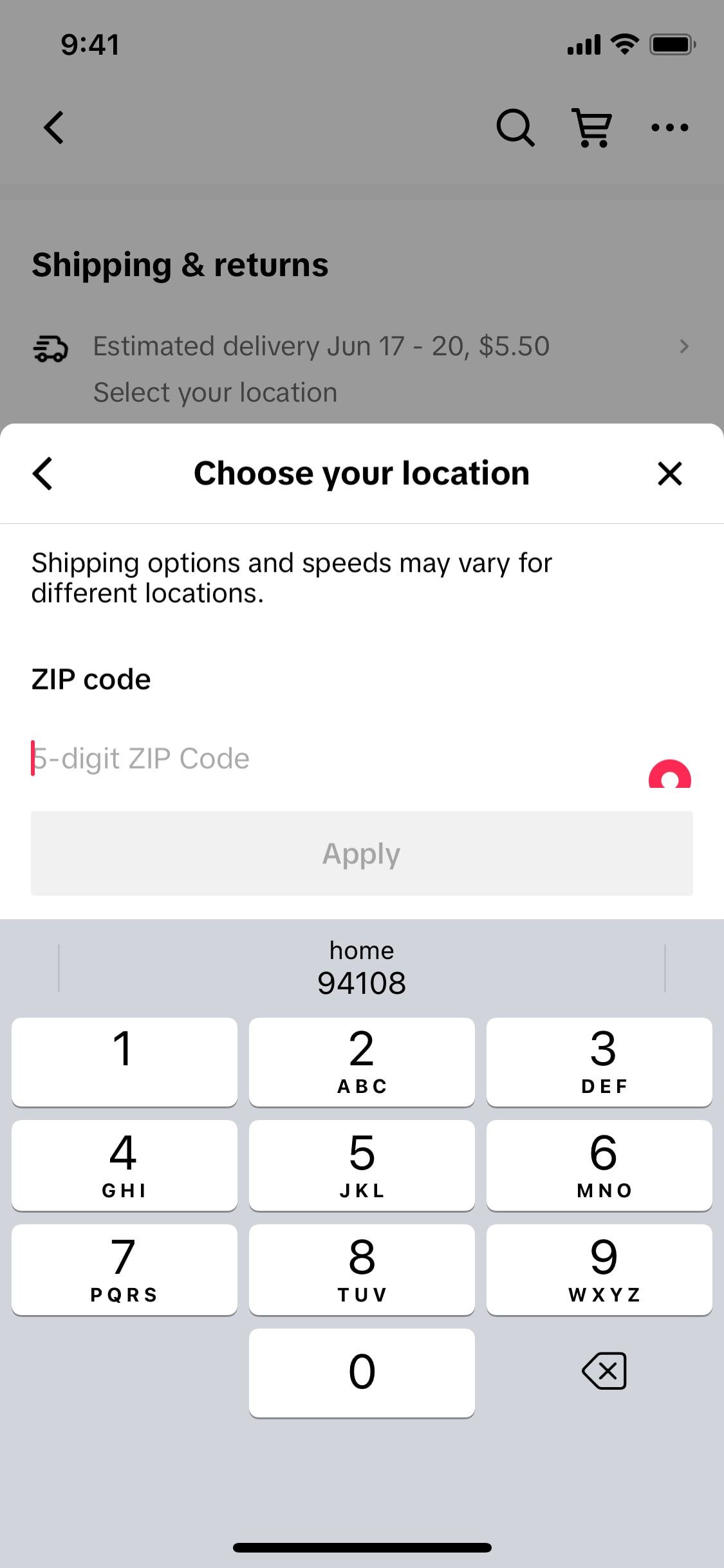 TikTok iOS screen 575