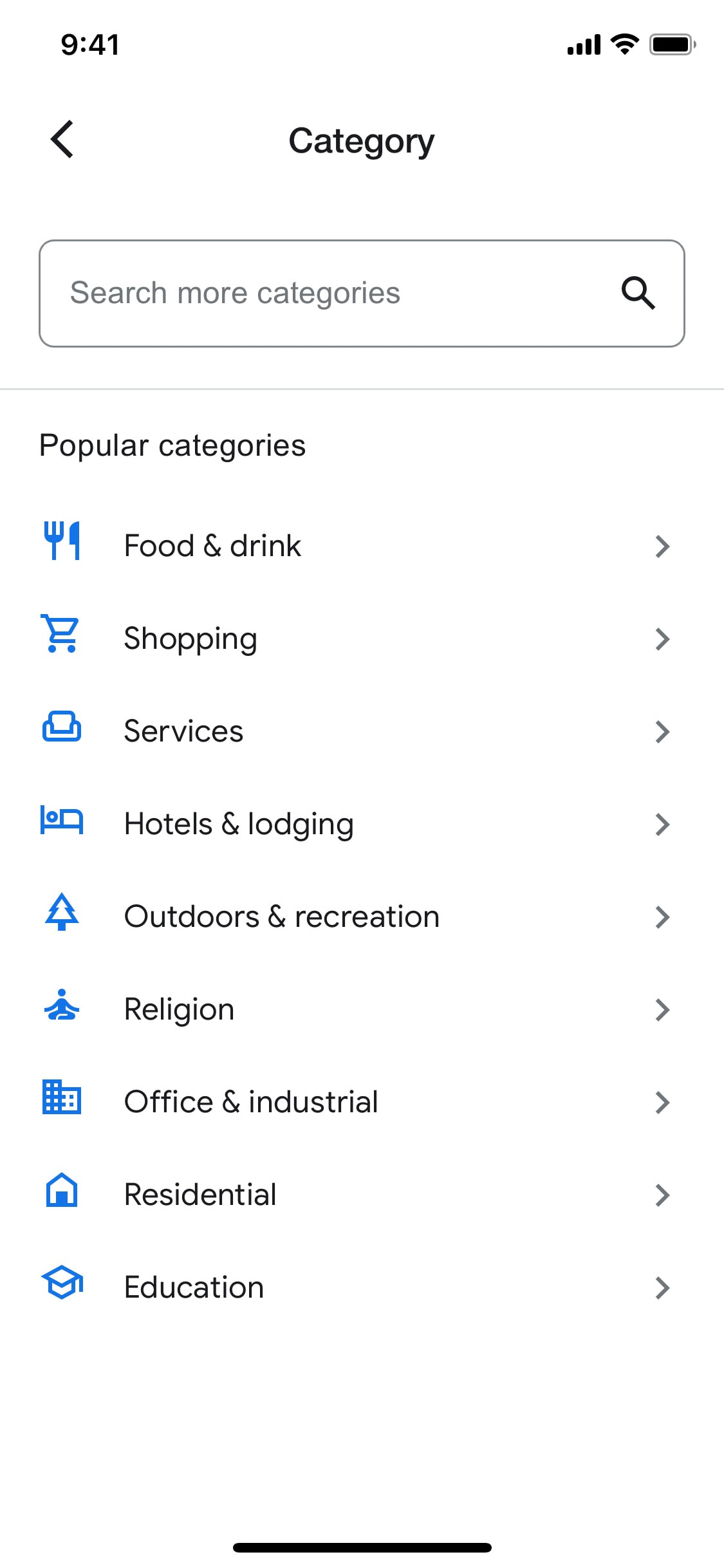 Google Maps iOS screen 152