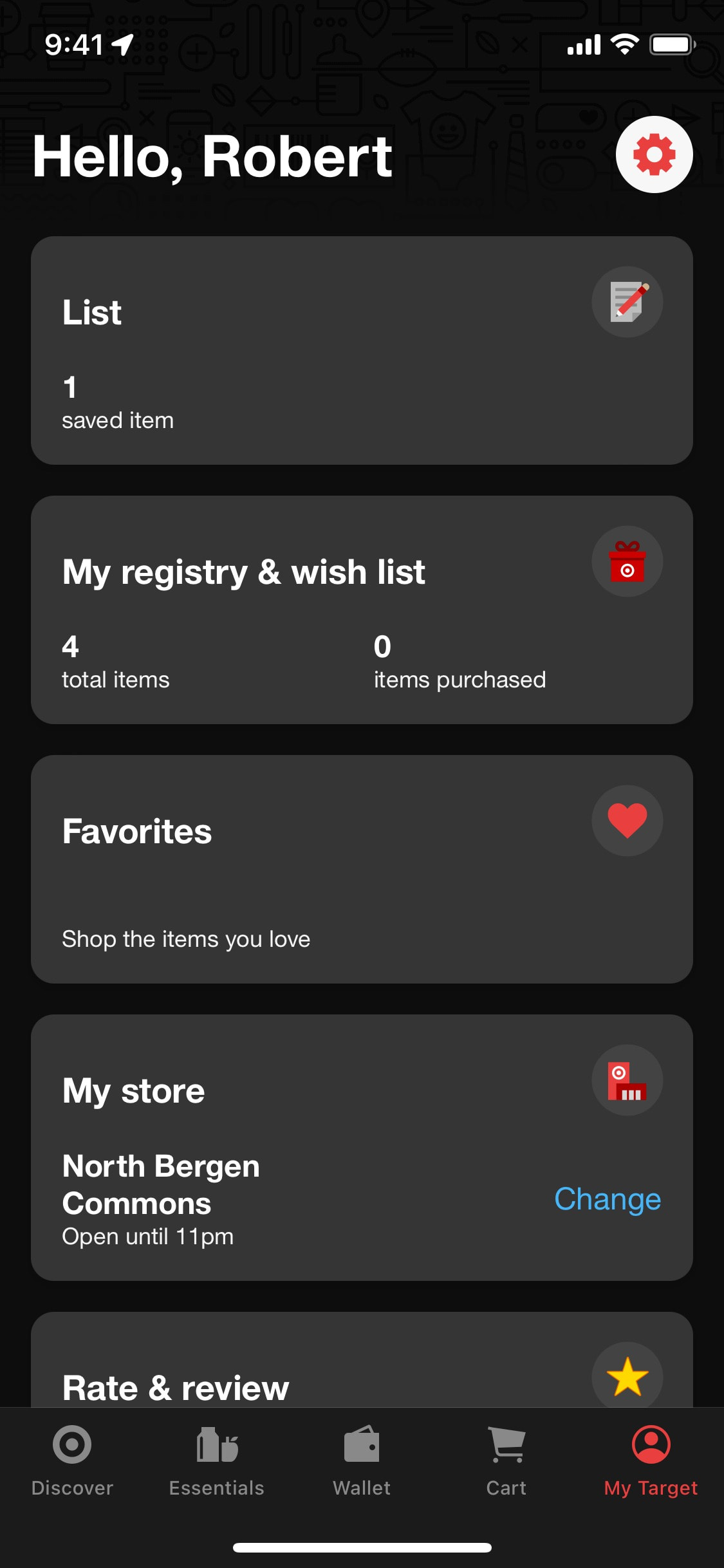 Target iOS screen 682