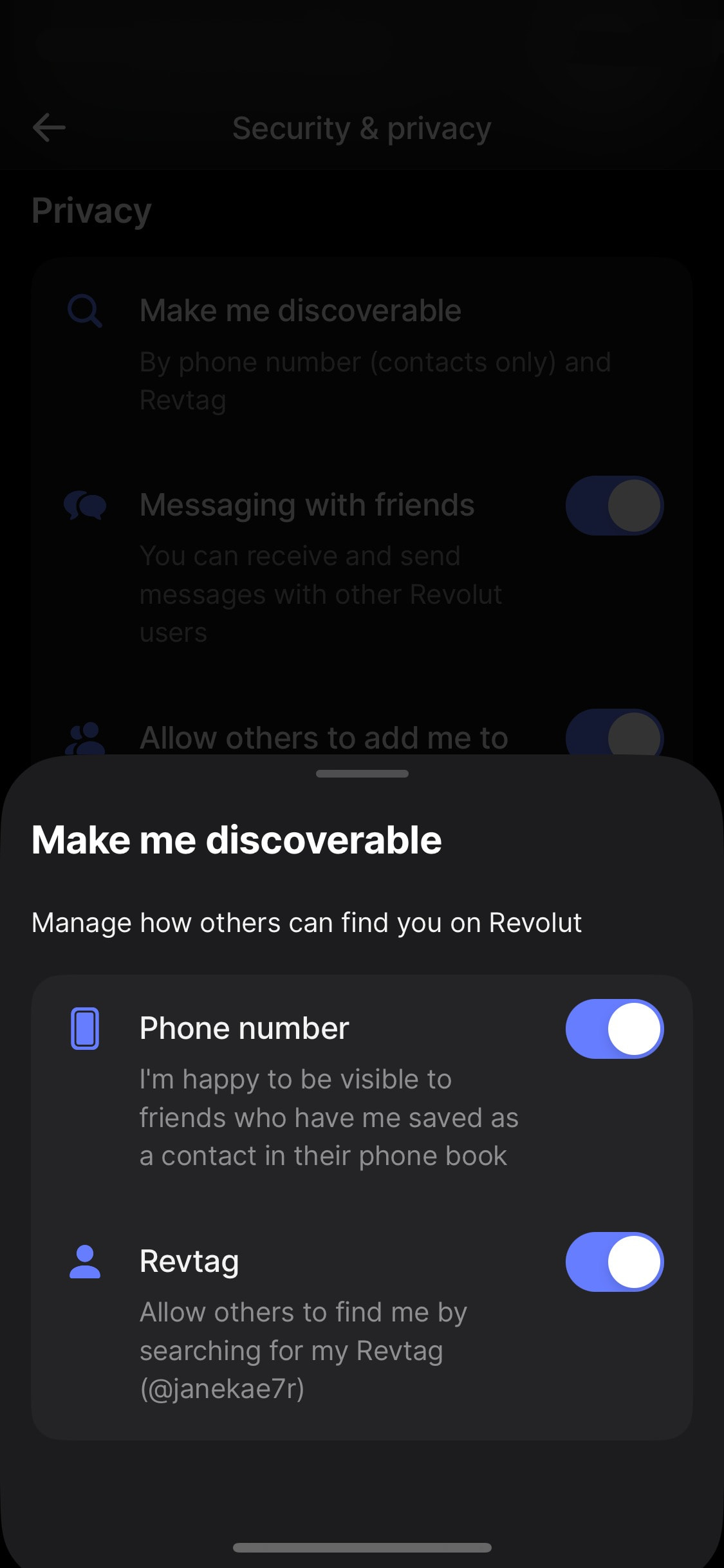 Revolut iOS screen 198
