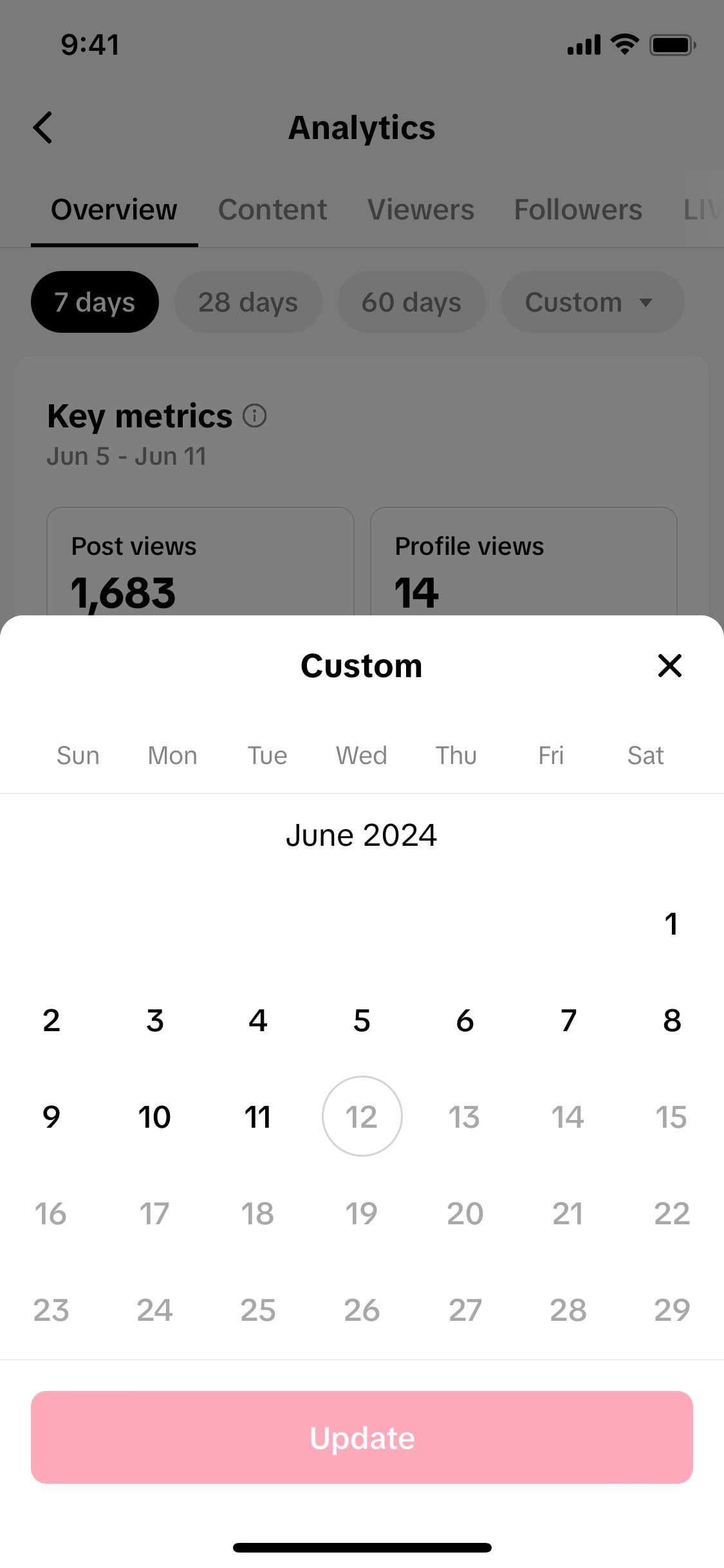 TikTok iOS screen 771