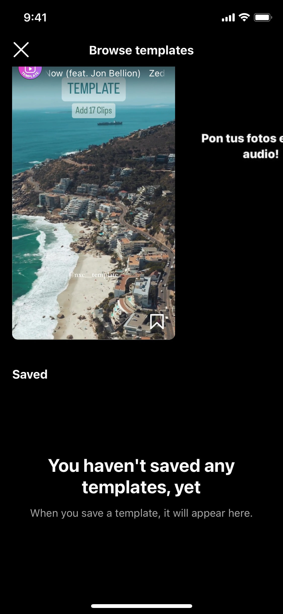 Instagram iOS screen 754