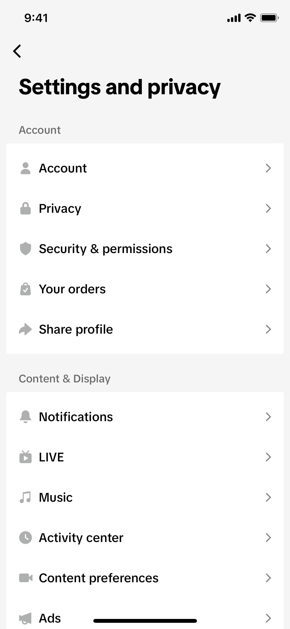 TikTok iOS screen 187