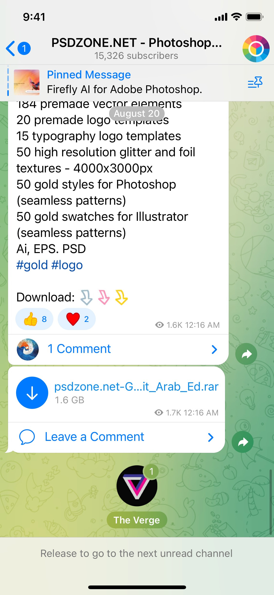 Telegram iOS screen 339