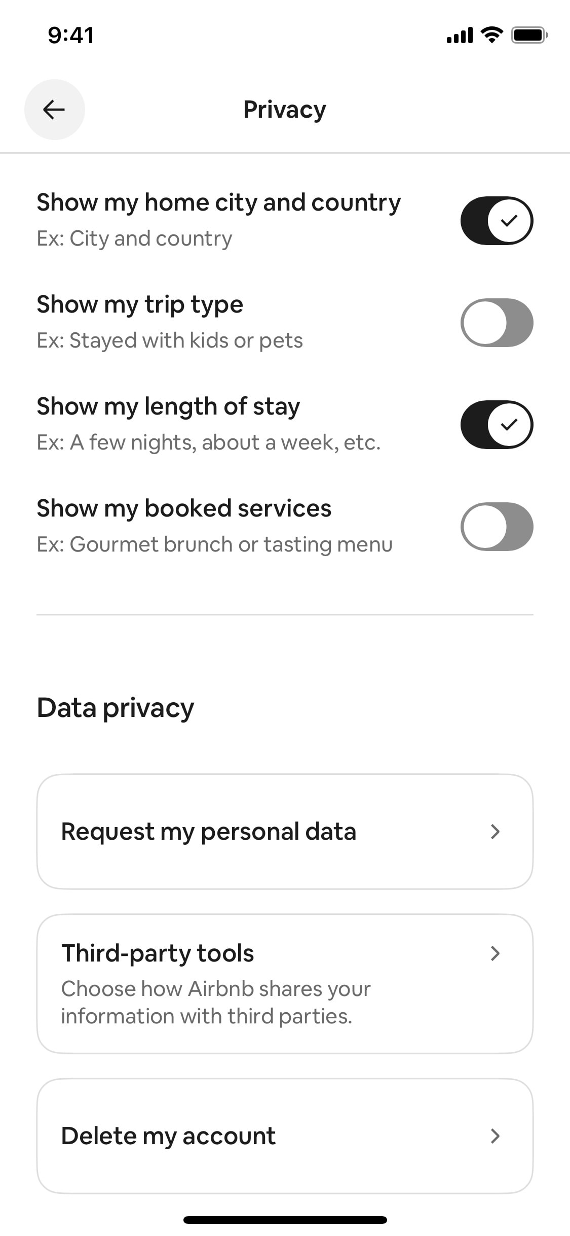 Airbnb iOS screen 194