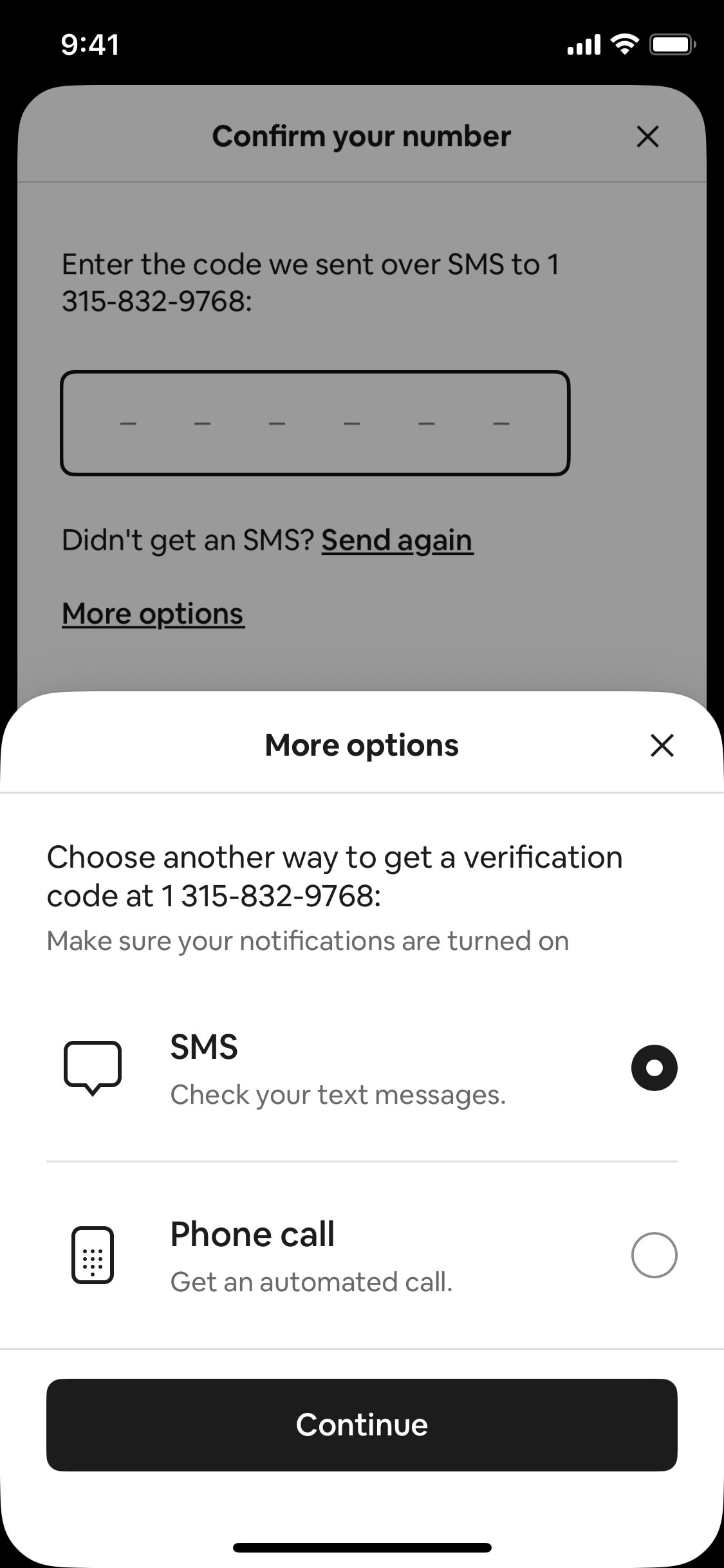 Airbnb iOS screen 458