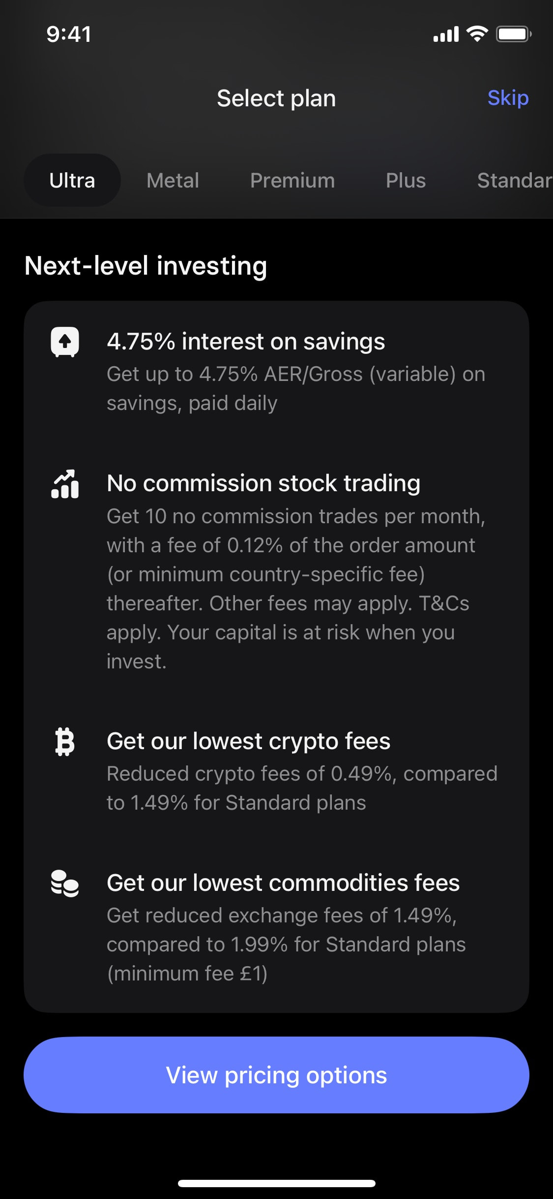 Revolut iOS screen 519