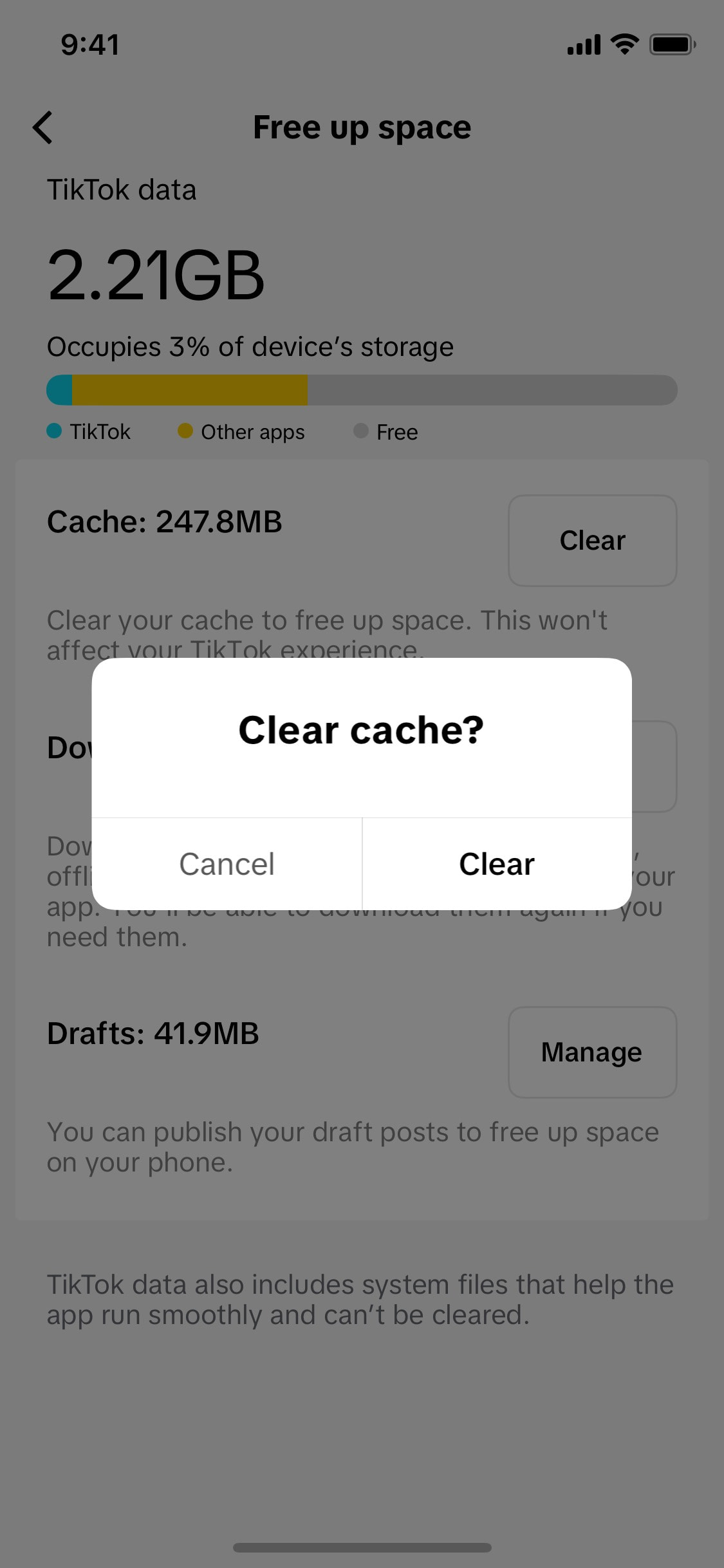 TikTok iOS screen 182