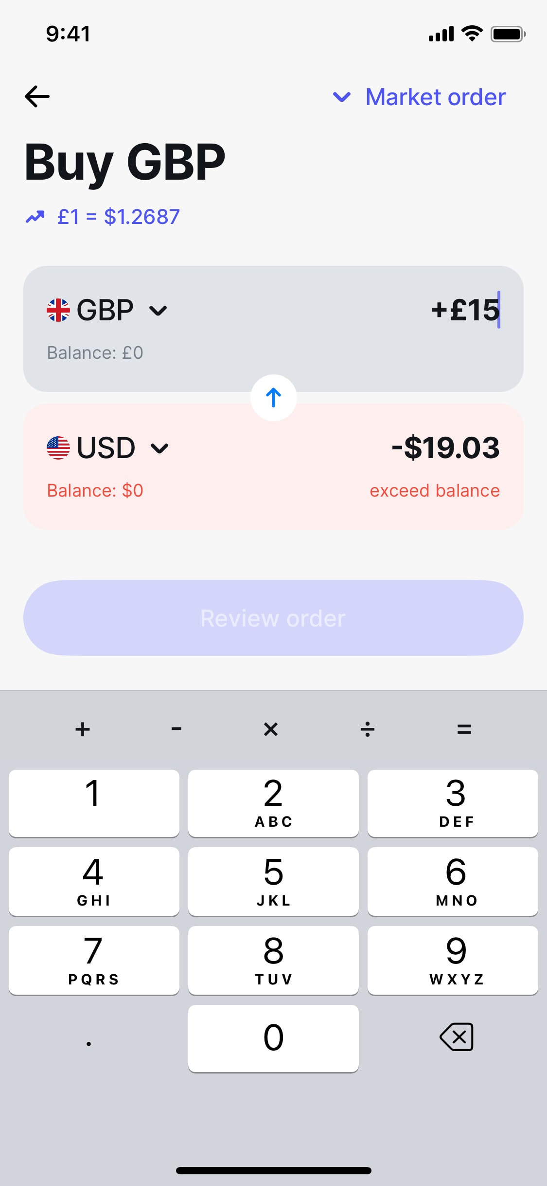 Revolut iOS screen 529
