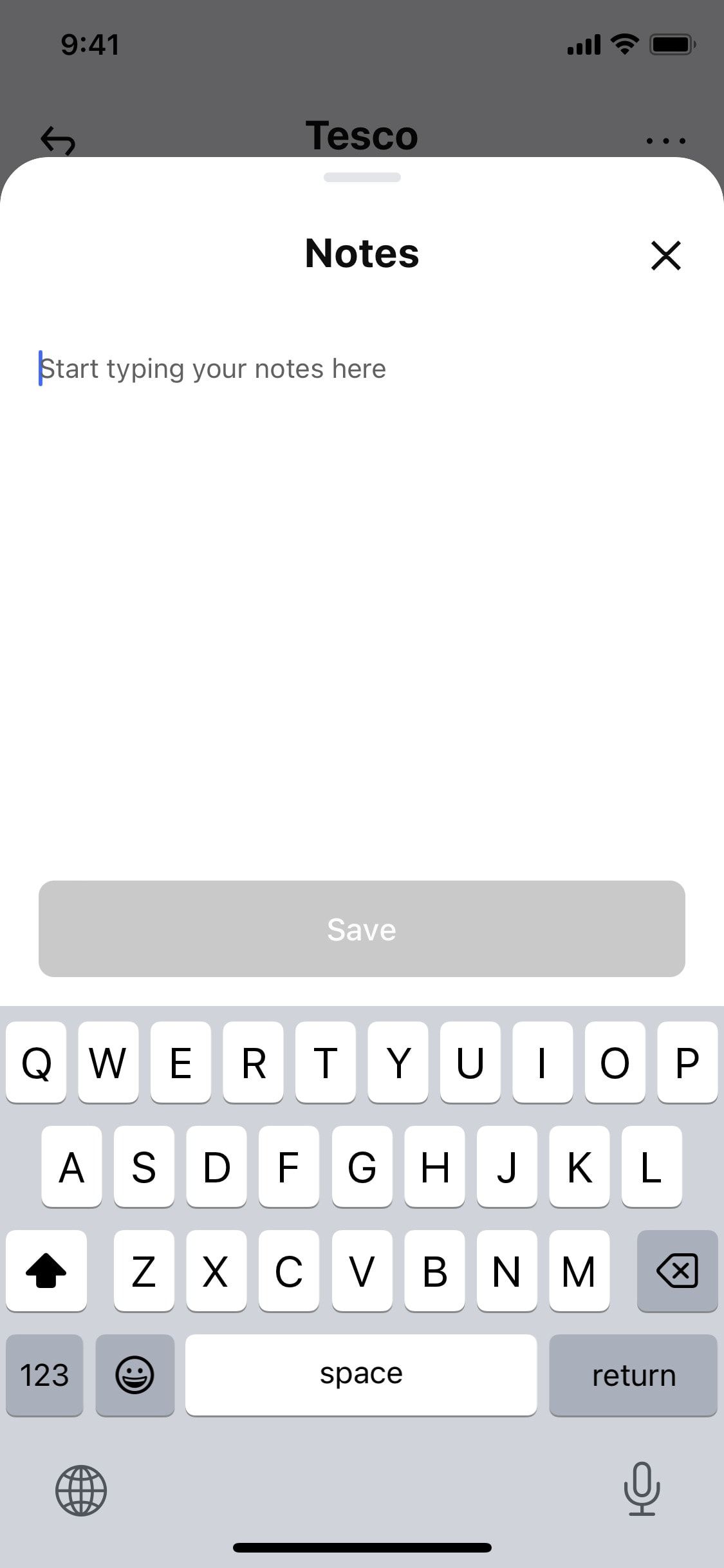 Klarna iOS screen 526