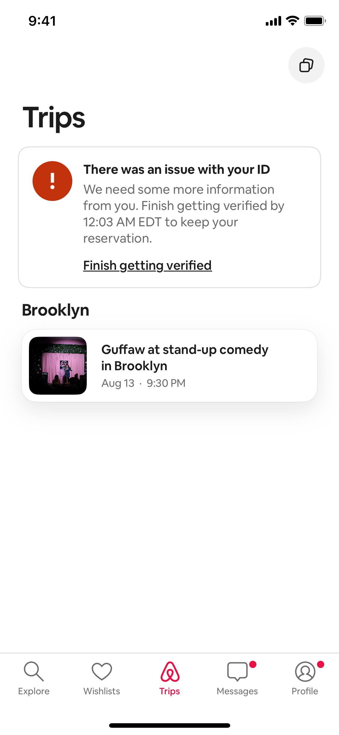 Airbnb iOS screen 344