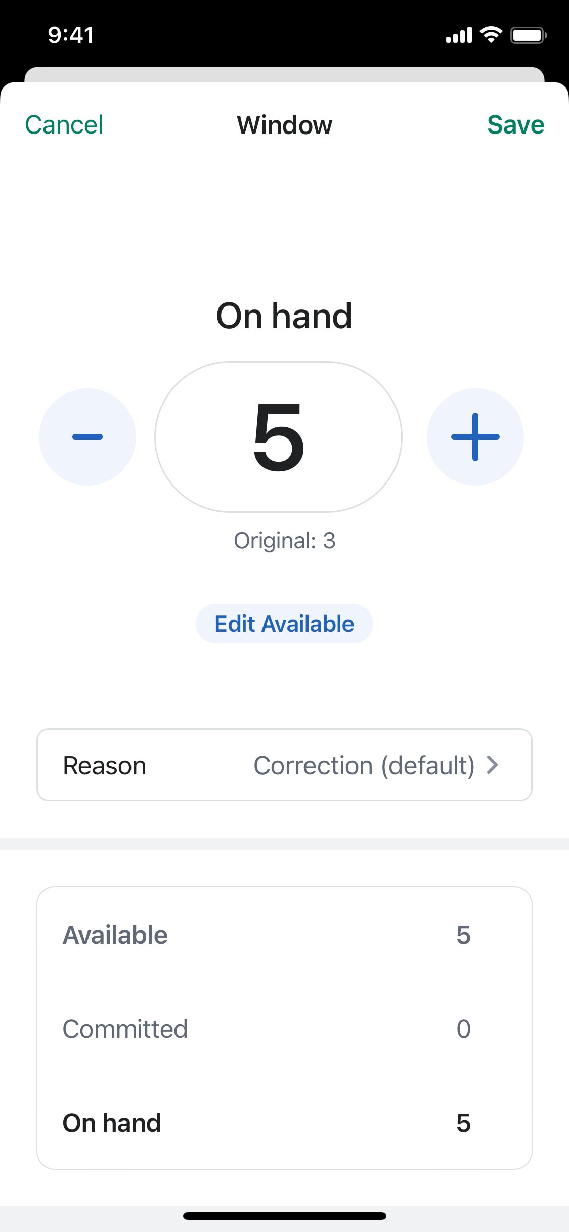 Shopify iOS screen 559