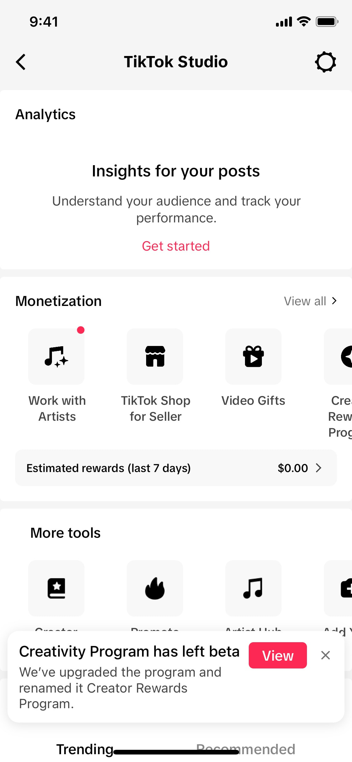 TikTok iOS screen 654