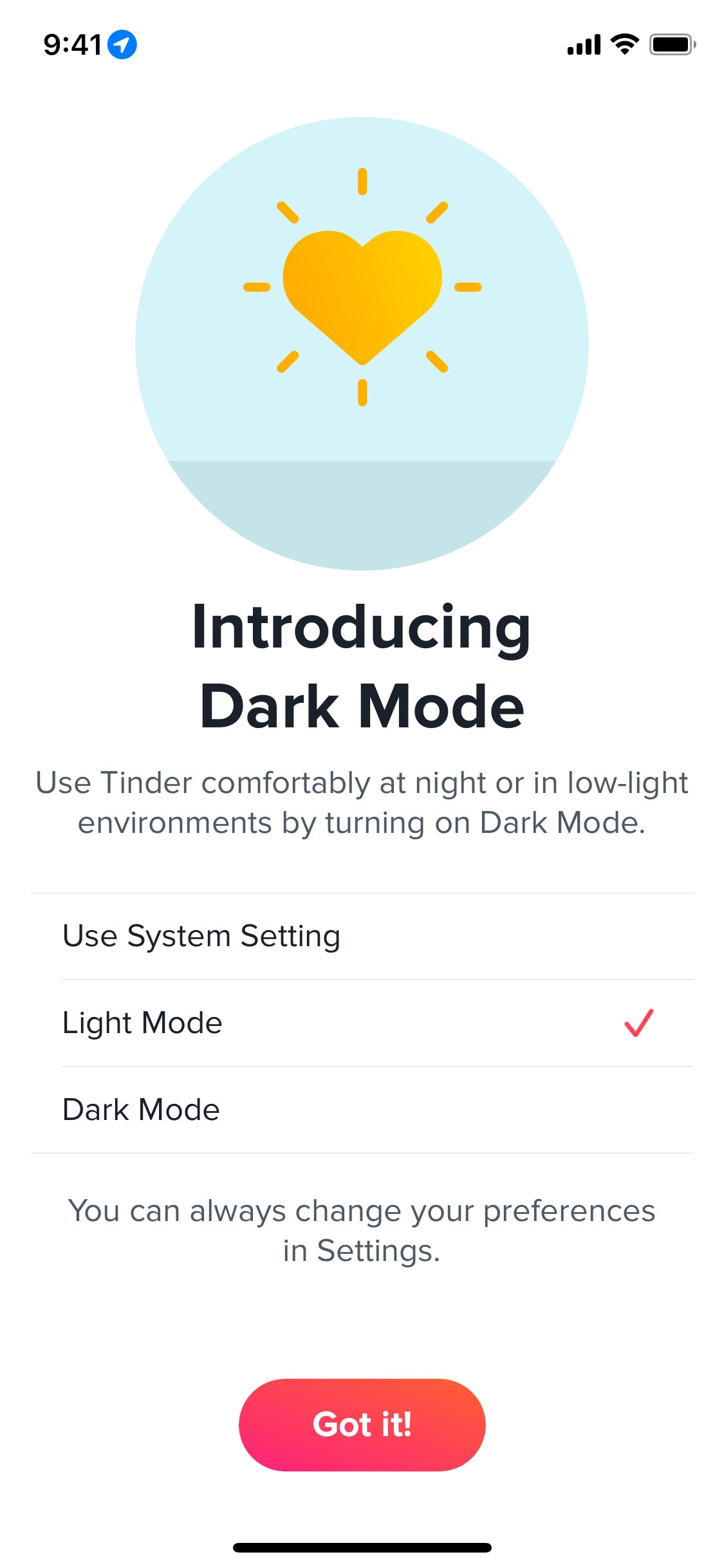 Tinder iOS screen 377