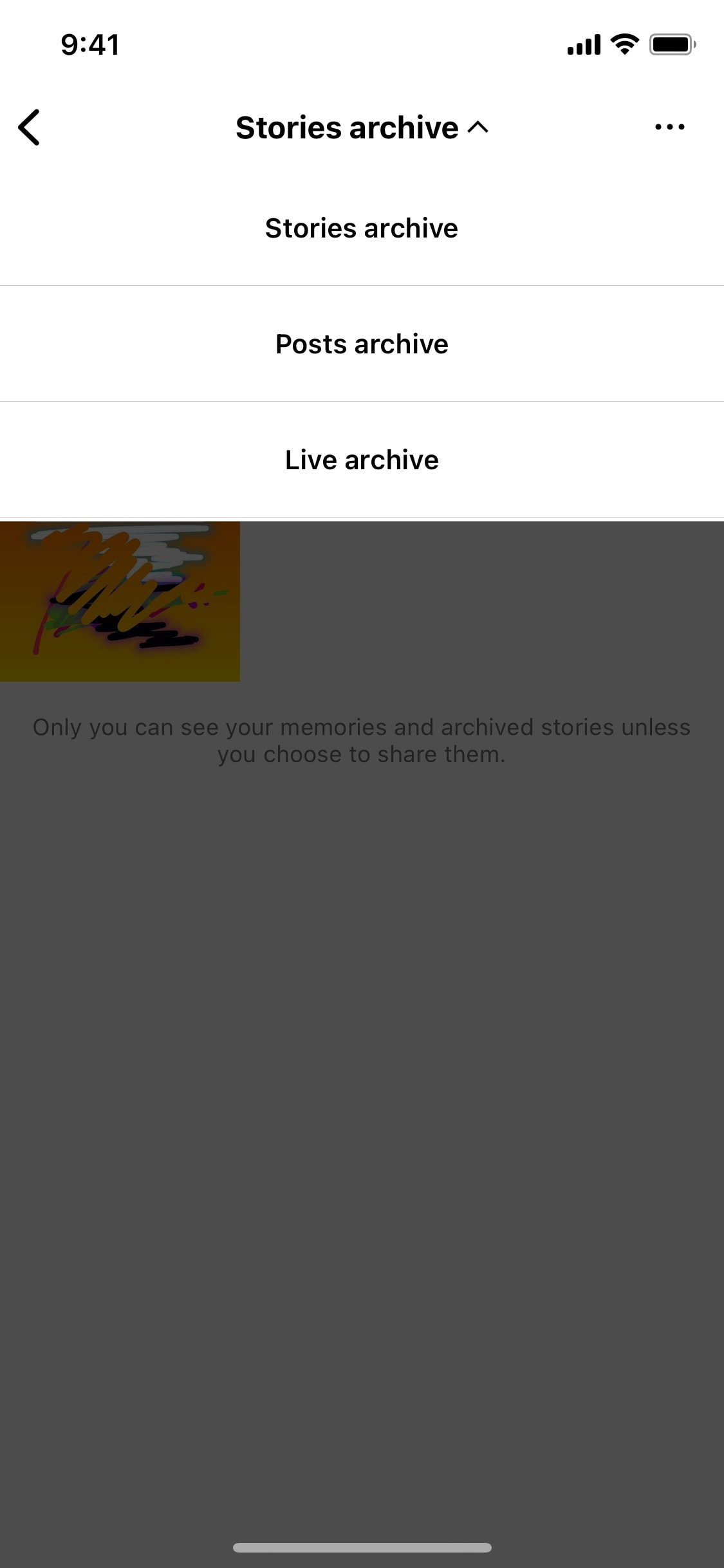 Instagram iOS screen 354