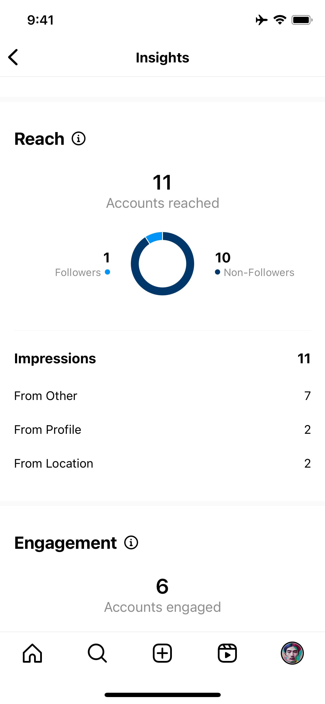 Instagram iOS screen 11