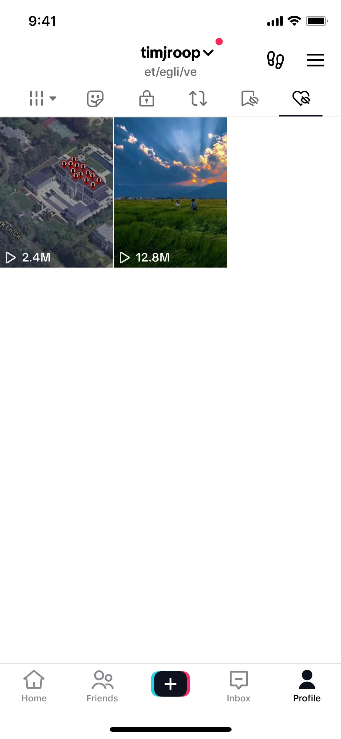 TikTok iOS screen 63