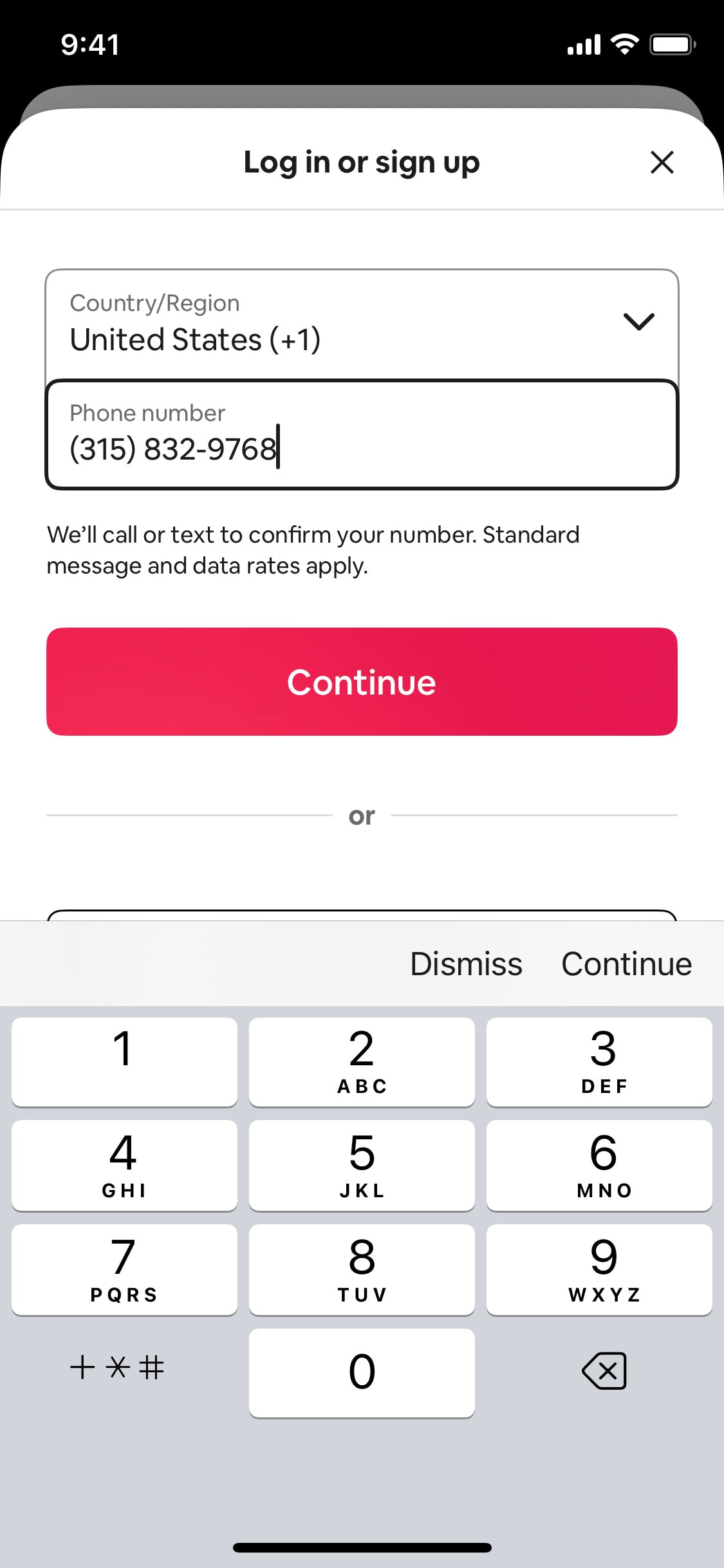 Airbnb iOS screen 342