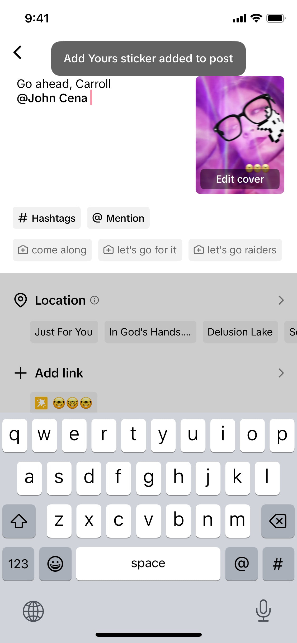 TikTok iOS screen 882