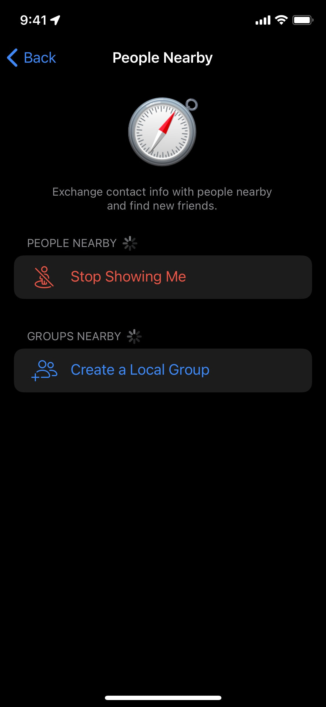 Telegram iOS screen 465