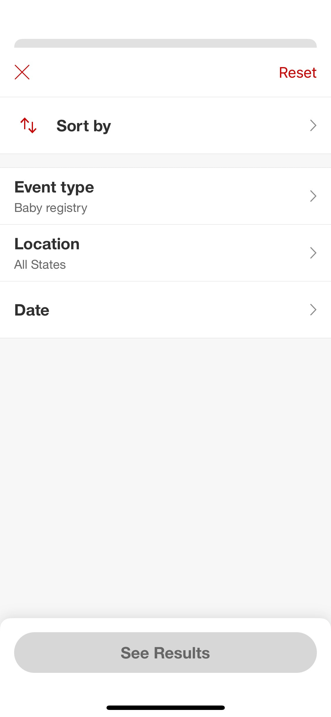Target iOS screen 533