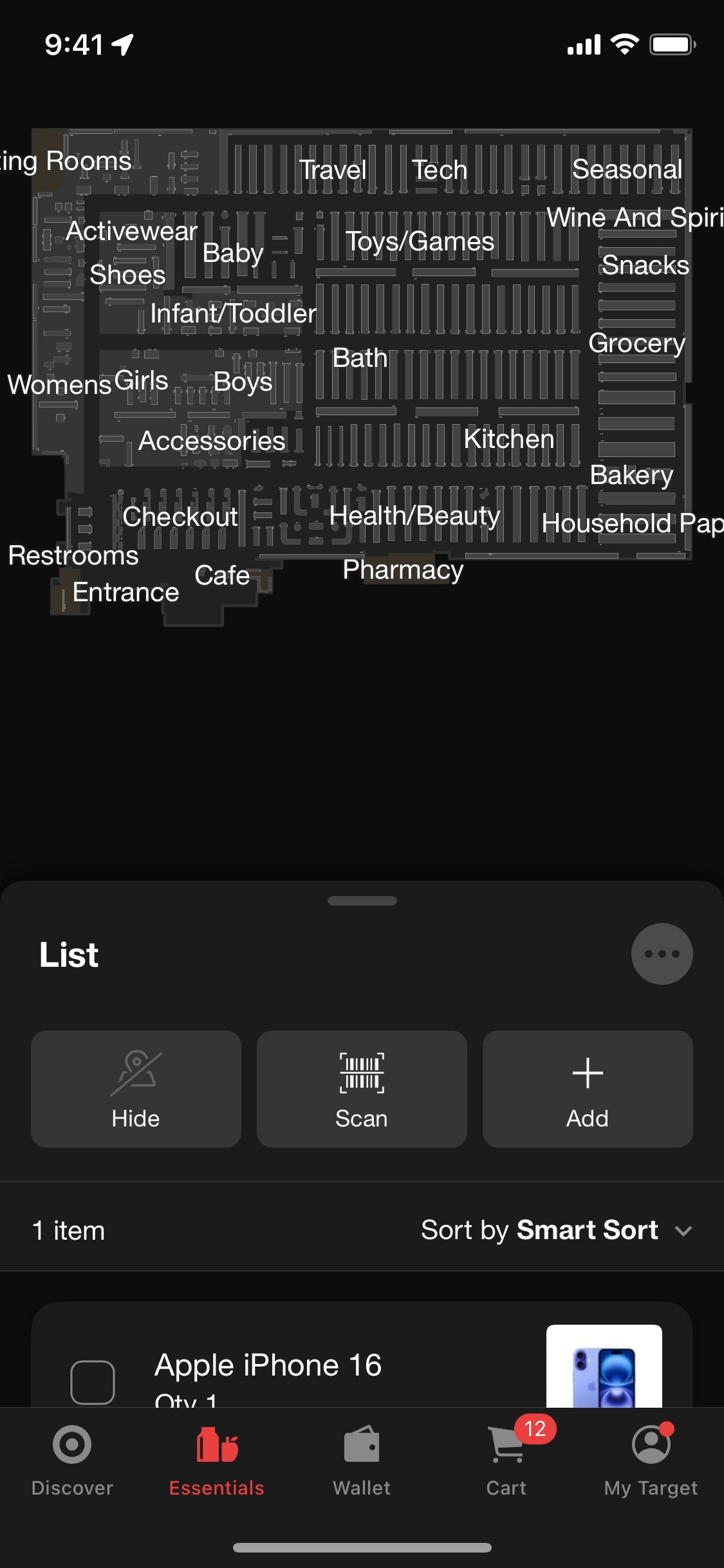 Target iOS screen 696