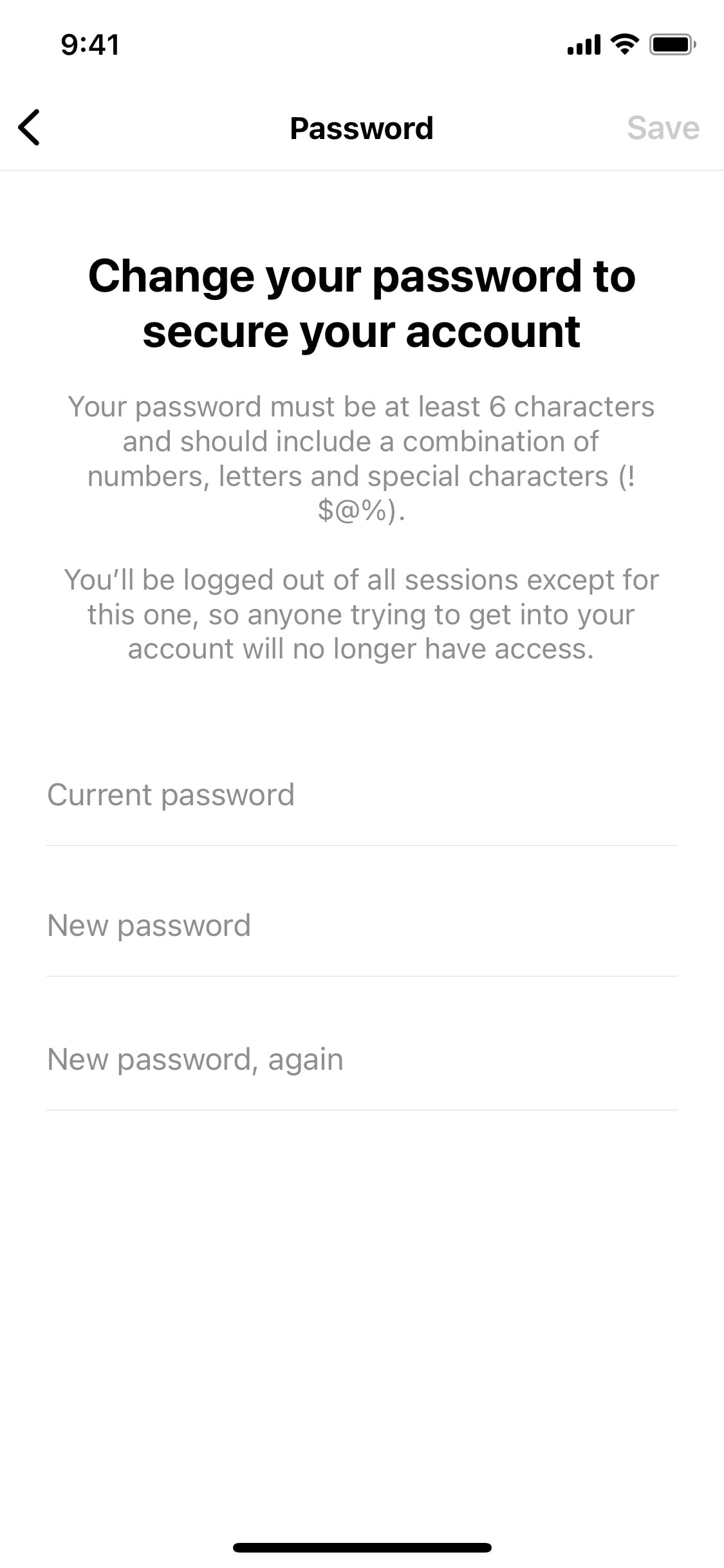 Instagram iOS screen 948