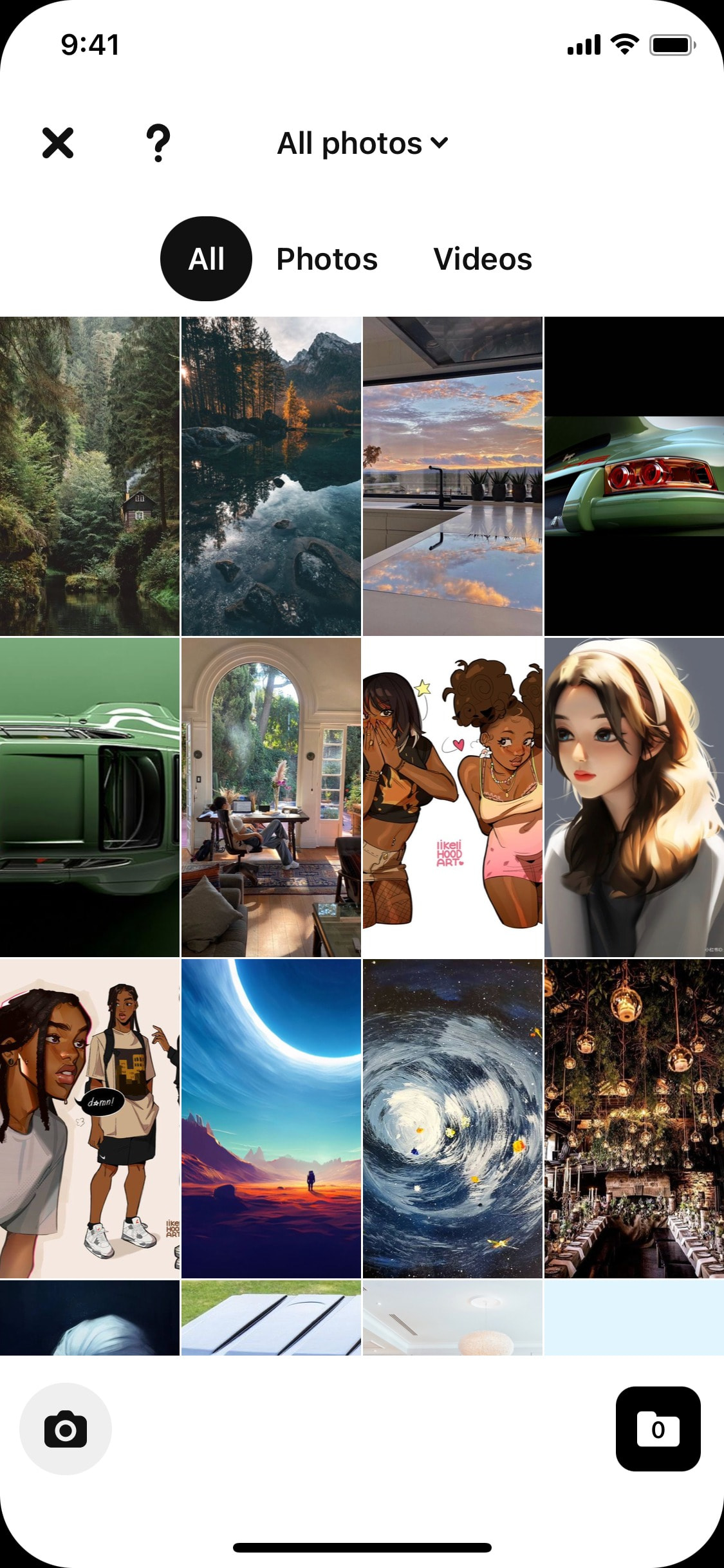 Pinterest iOS screen 342