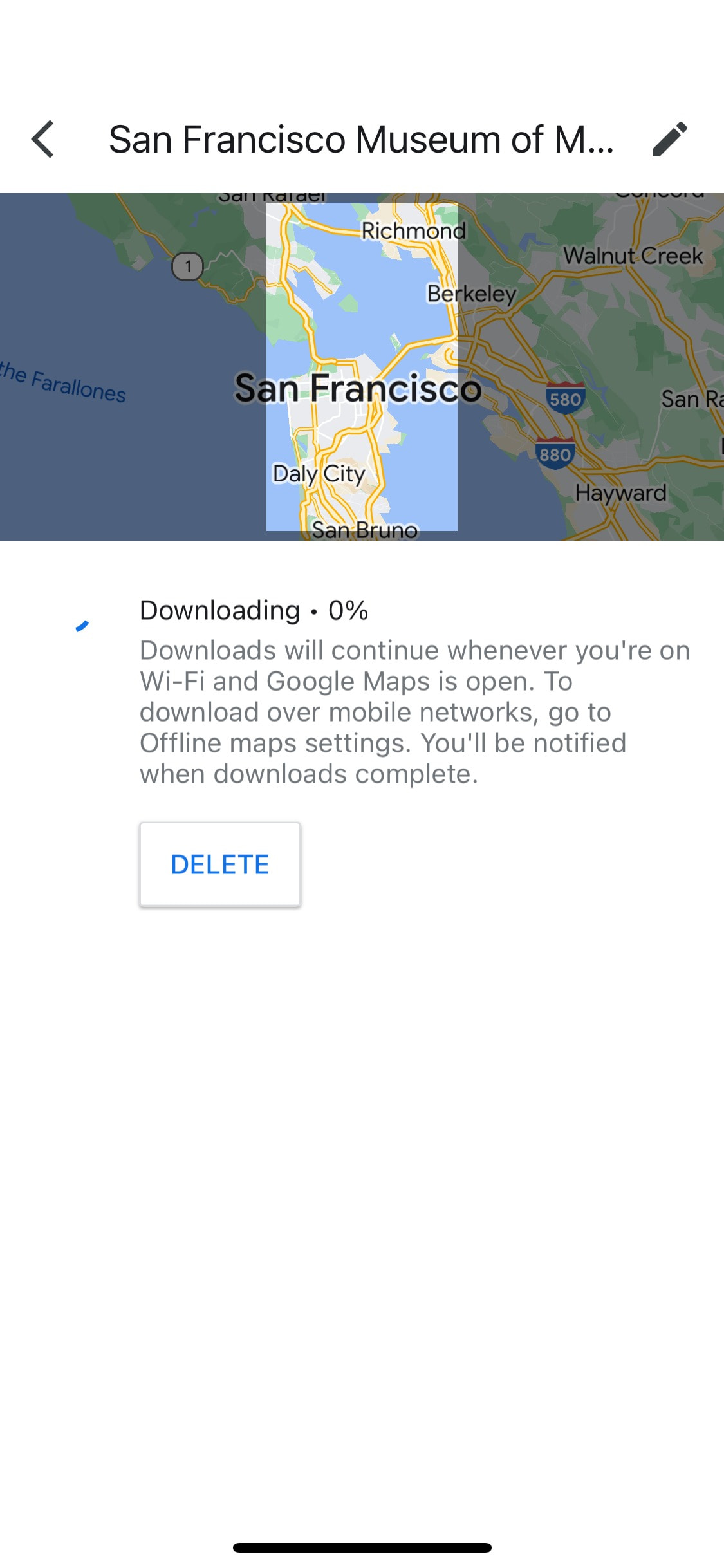 Google Maps iOS screen 534