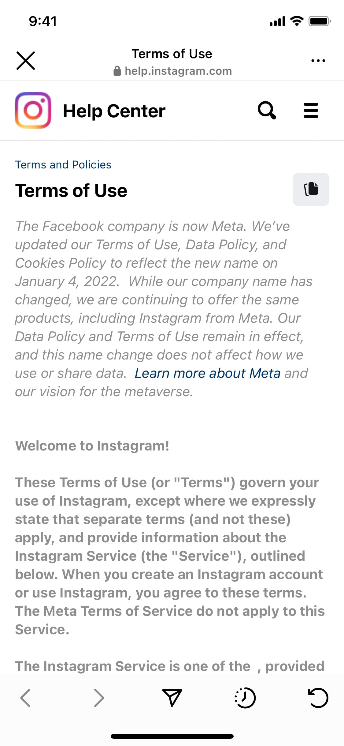 Instagram iOS screen 341