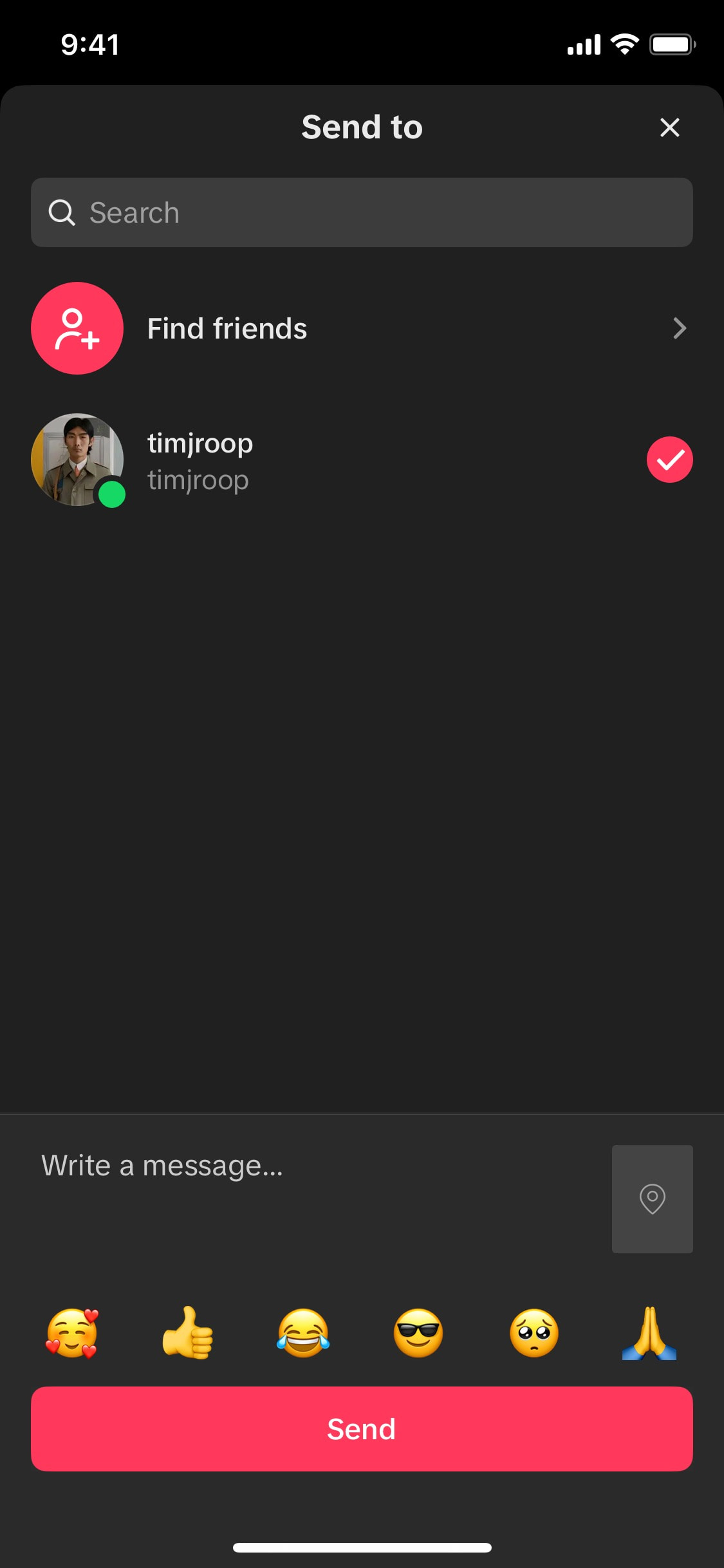 TikTok iOS screen 592