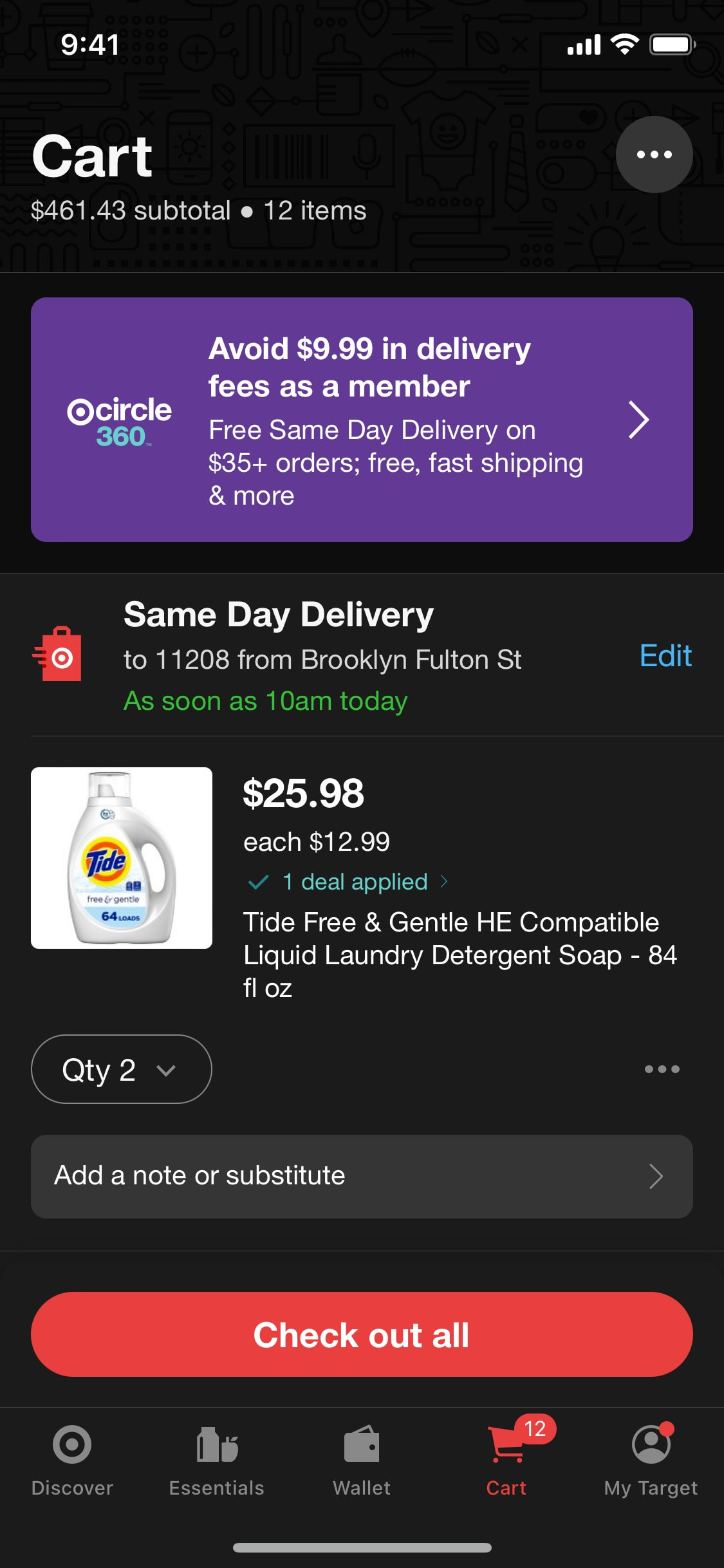 Target iOS screen 60