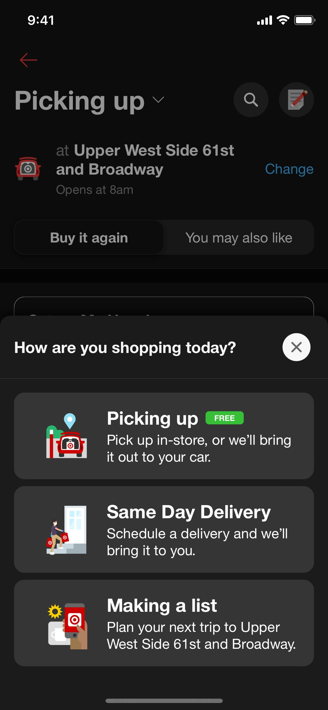 Target iOS screen 38