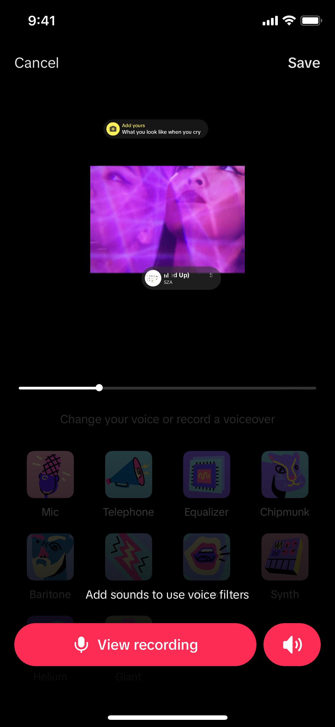 TikTok iOS screen 466