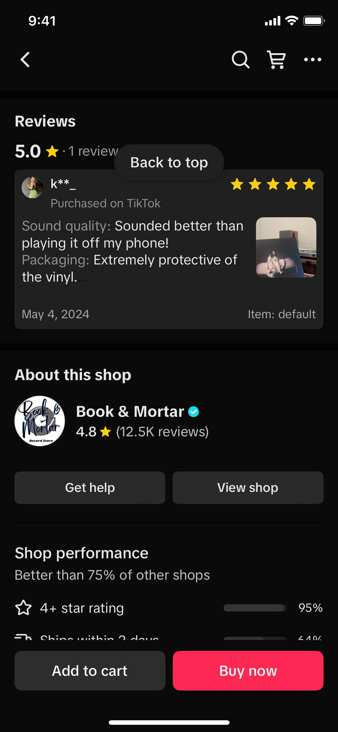 TikTok iOS screen 846