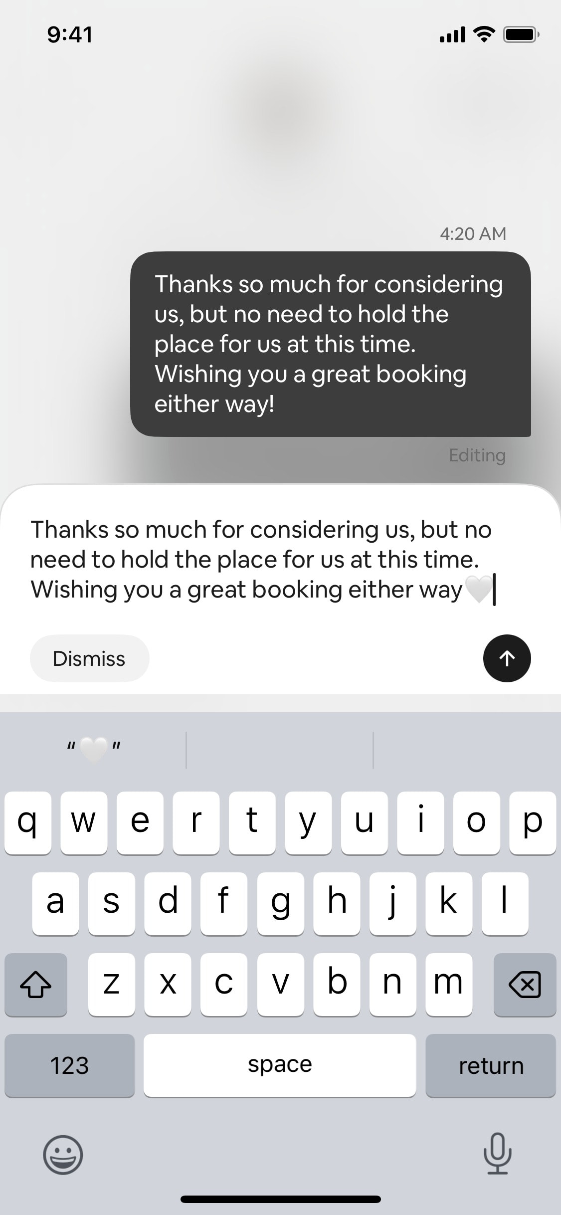 Airbnb iOS screen 409