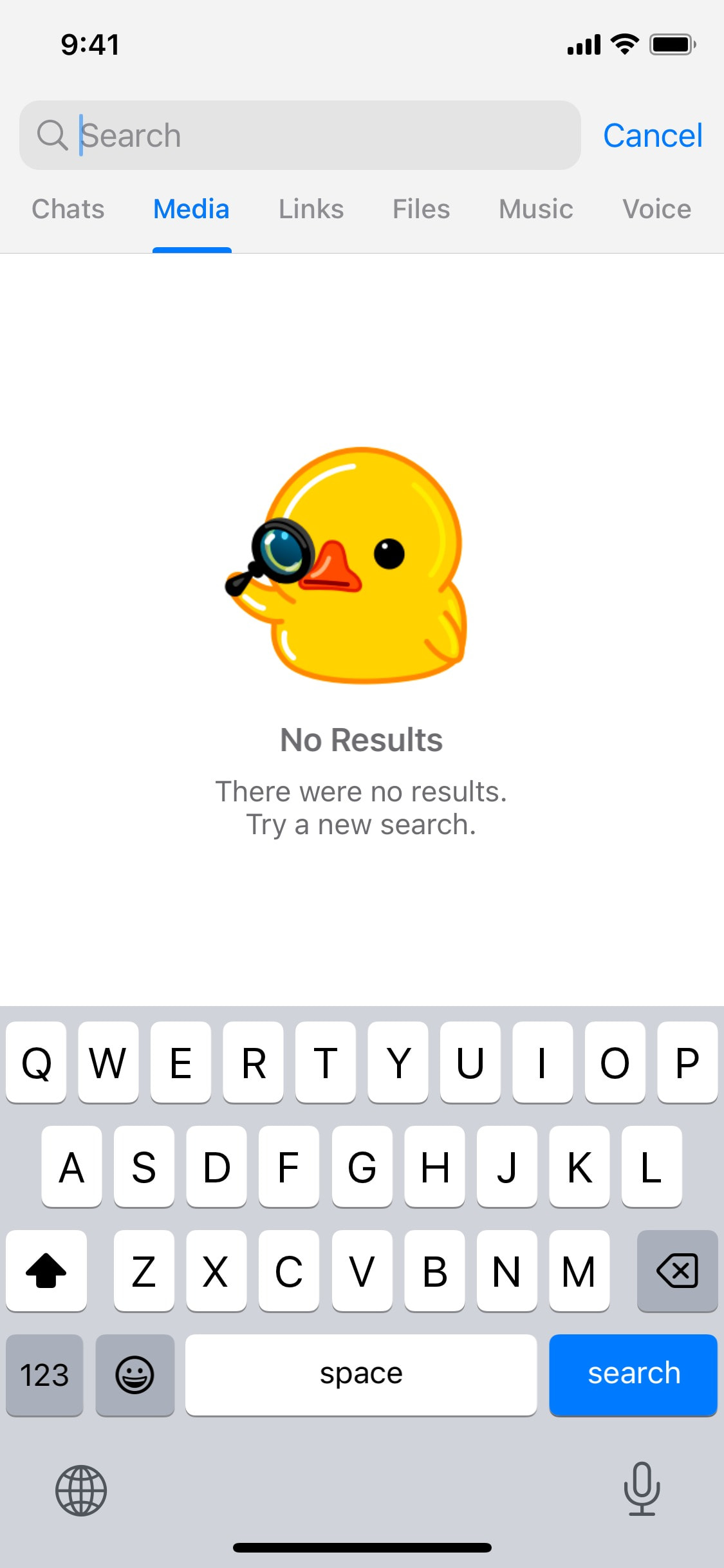 Telegram iOS screen 14