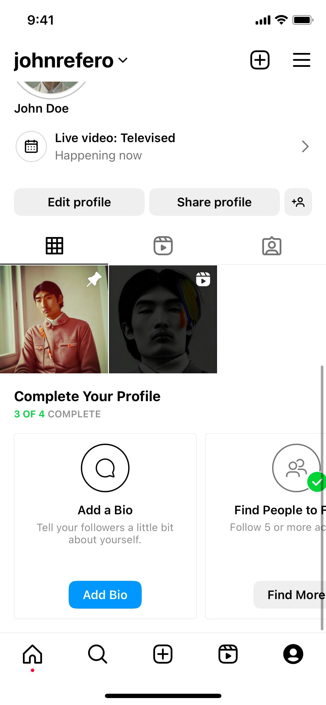 Instagram iOS screen 513