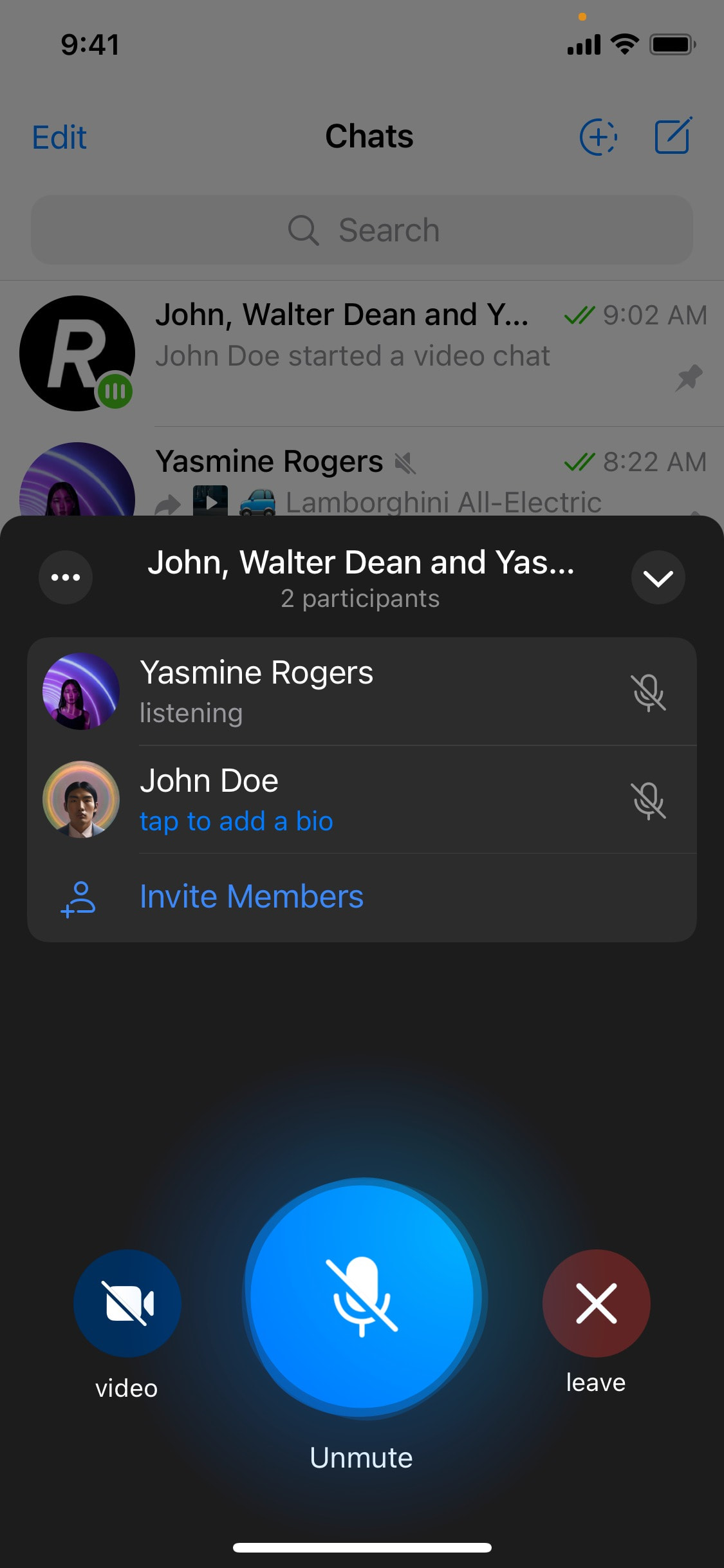 Telegram iOS screen 283
